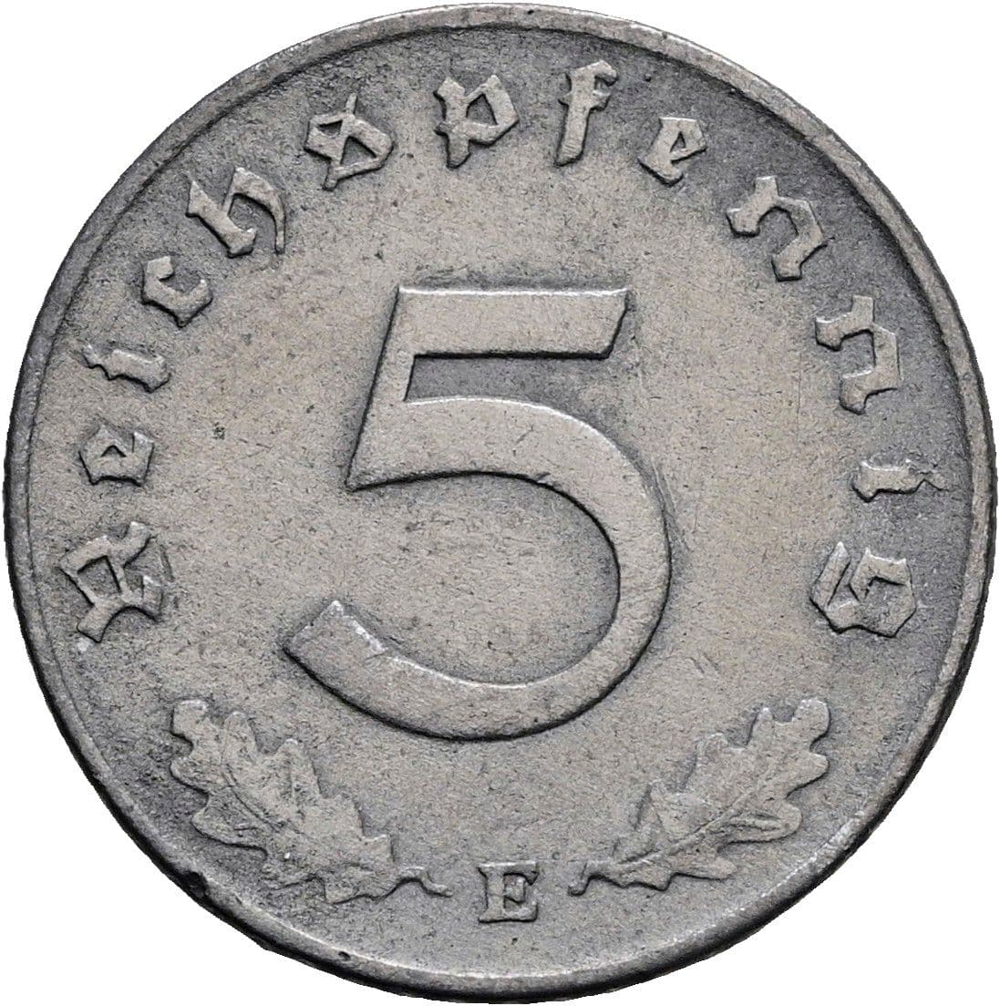 5 Reichspfennig 1940 E – Vorderseite