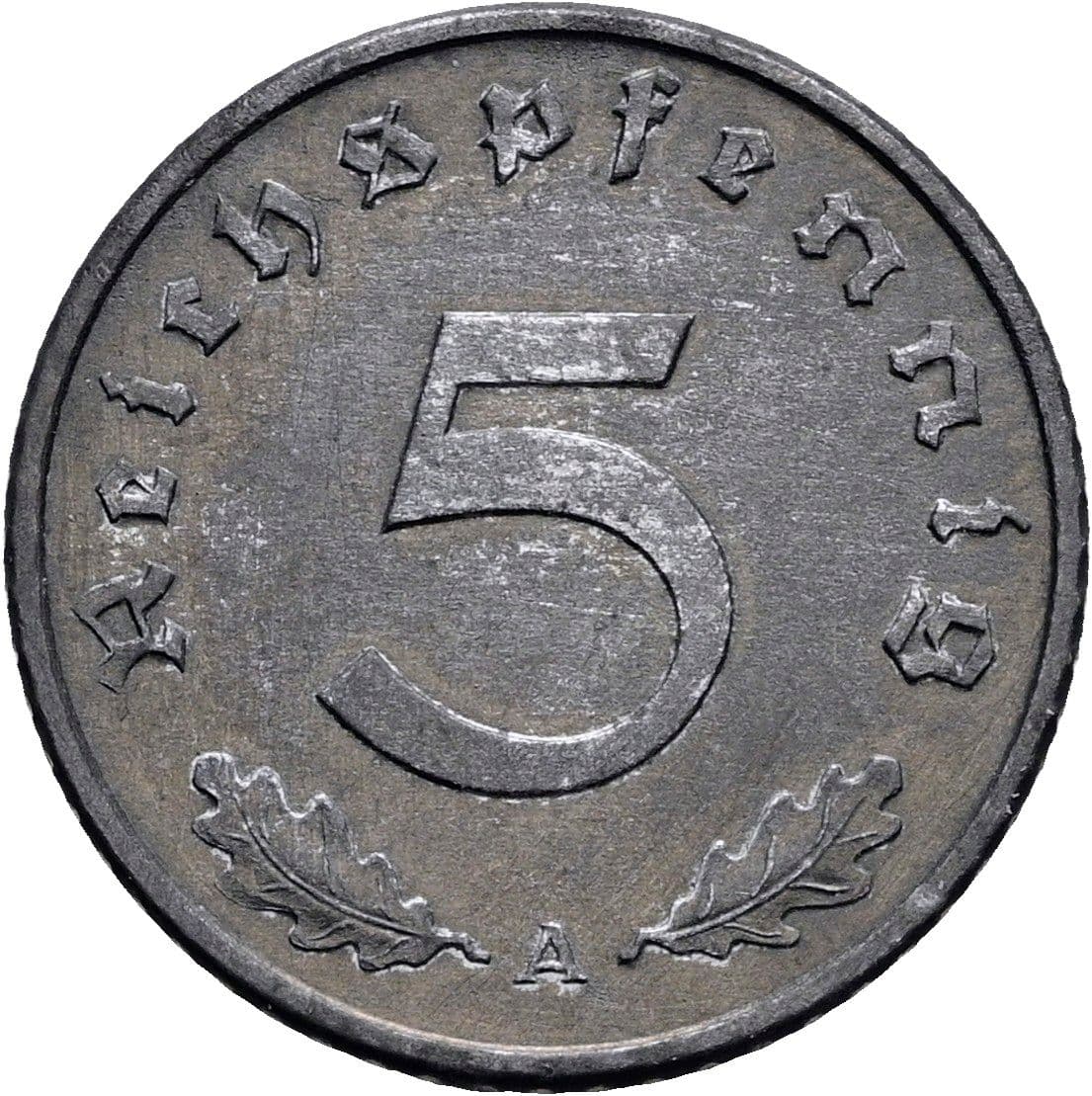 5 Reichspfennig 1942 A – Vorderseite