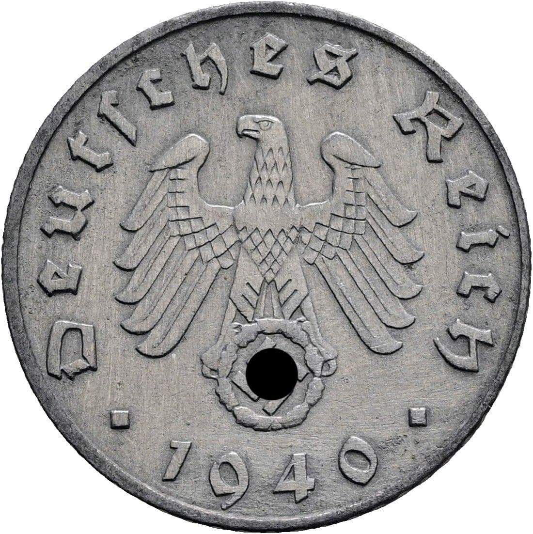 5 Reichspfennig 1940 B – Rückseite