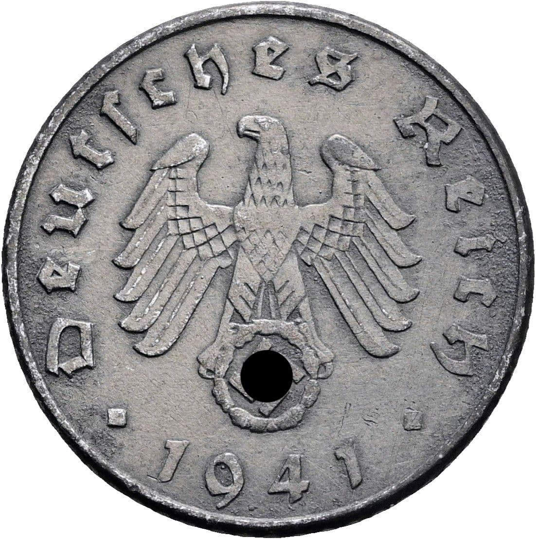 5 Reichspfennig 1941 A – Rückseite