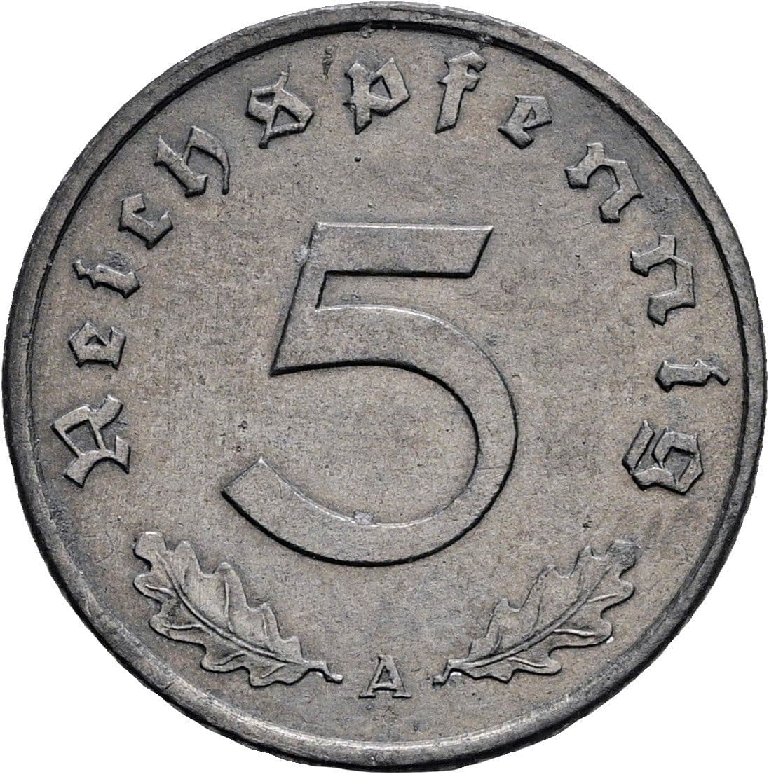 5 Reichspfennig 1941 A – Vorderseite