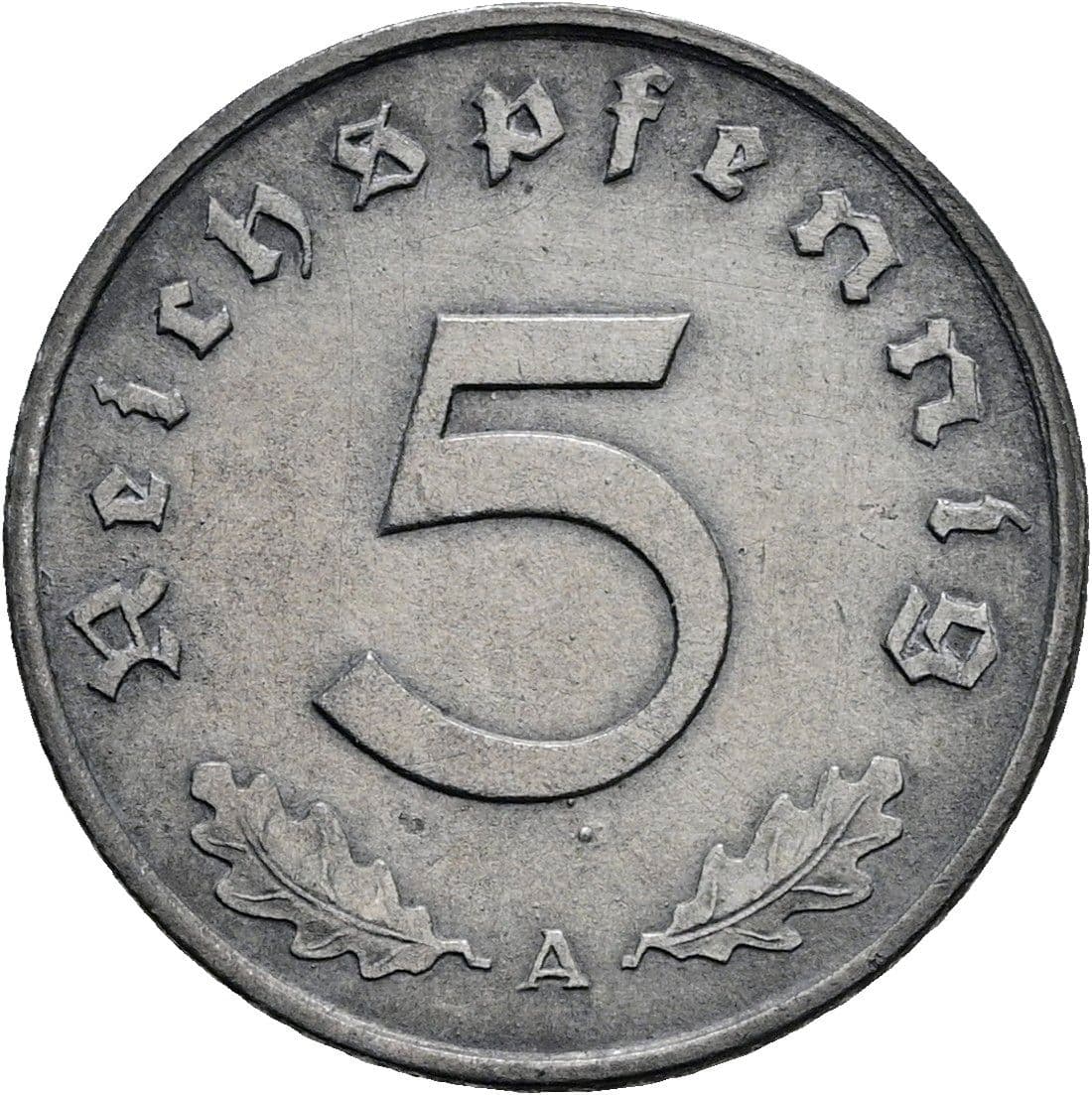 5 Reichspfennig 1941 A – Vorderseite
