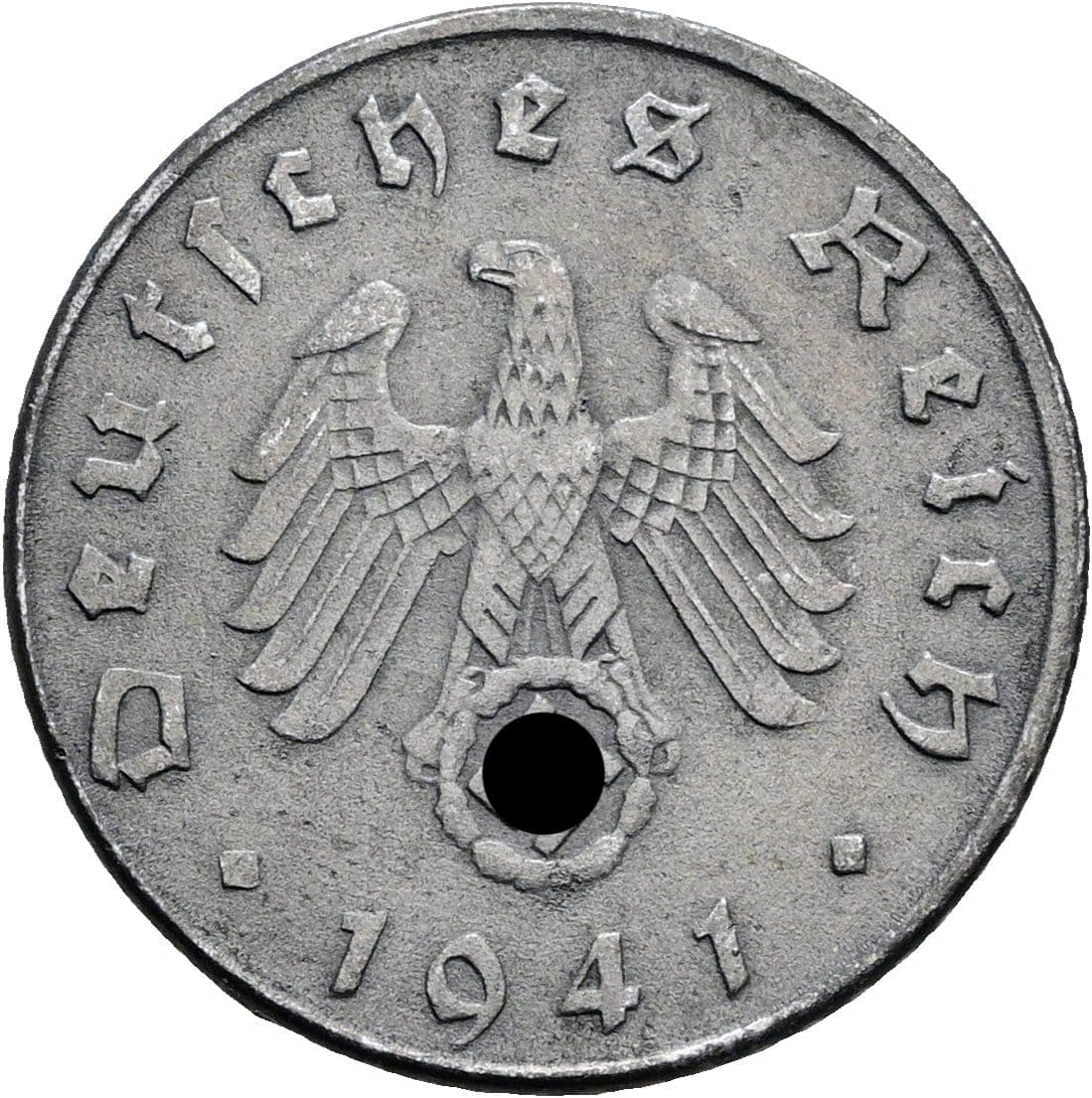 5 Reichspfennig 1941 D – Rückseite