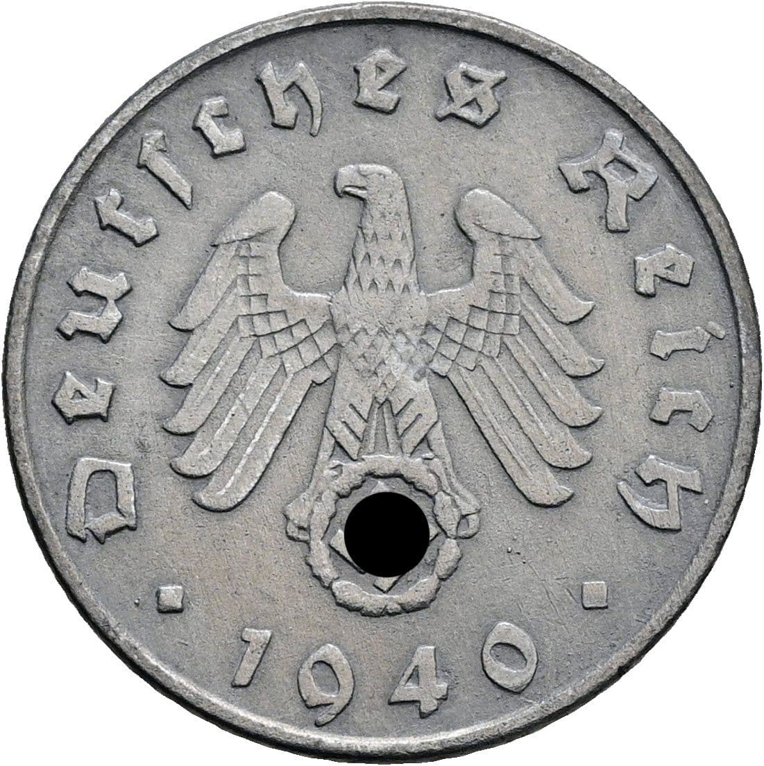 5 Reichspfennig 1940 D – Rückseite