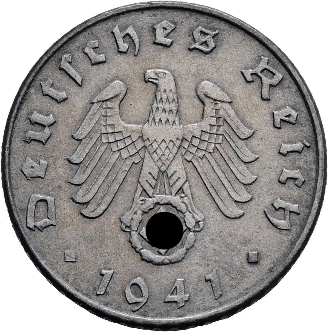 5 Reichspfennig 1941 A – Rückseite