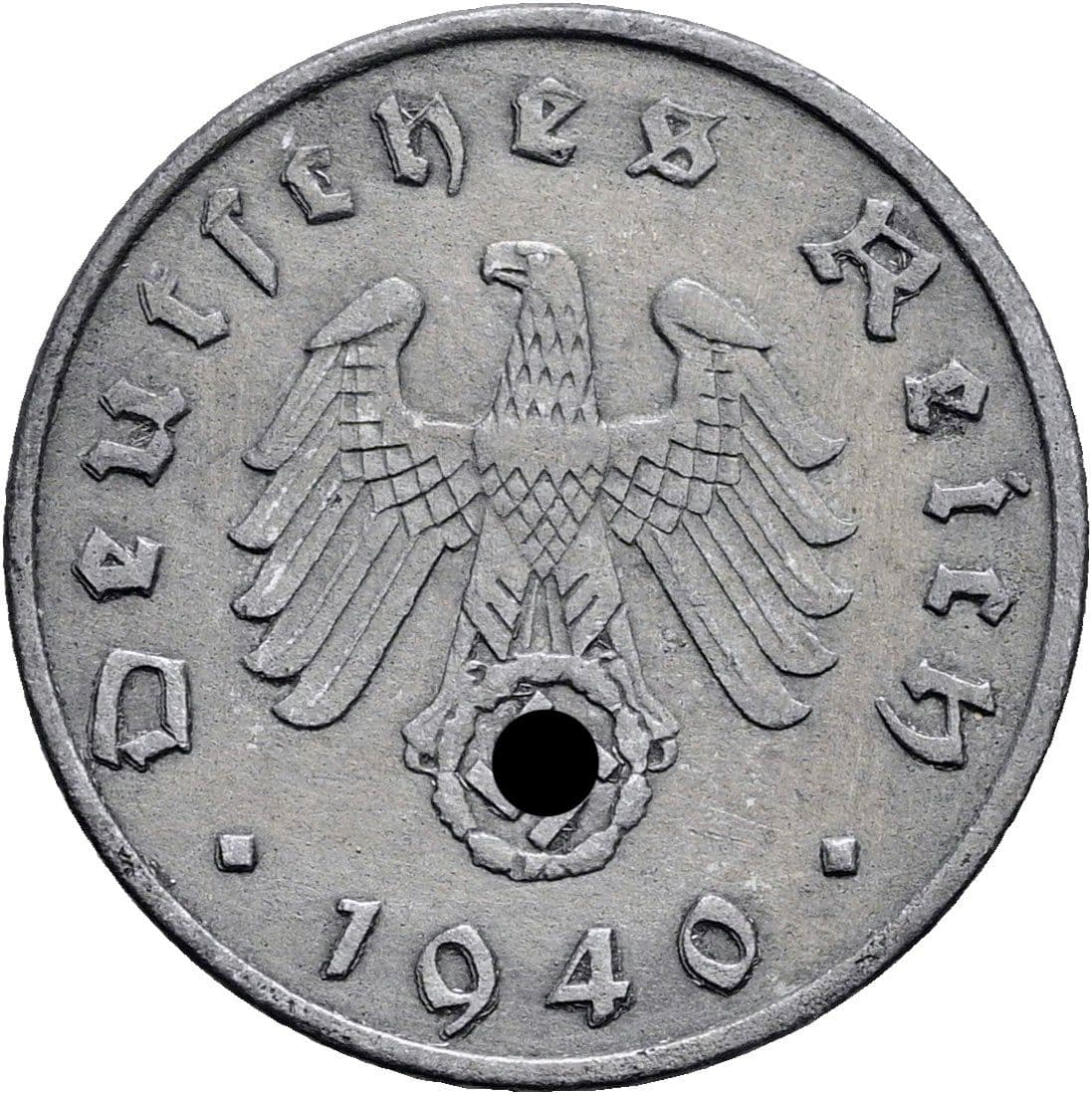 5 Reichspfennig 1940 A – Rückseite