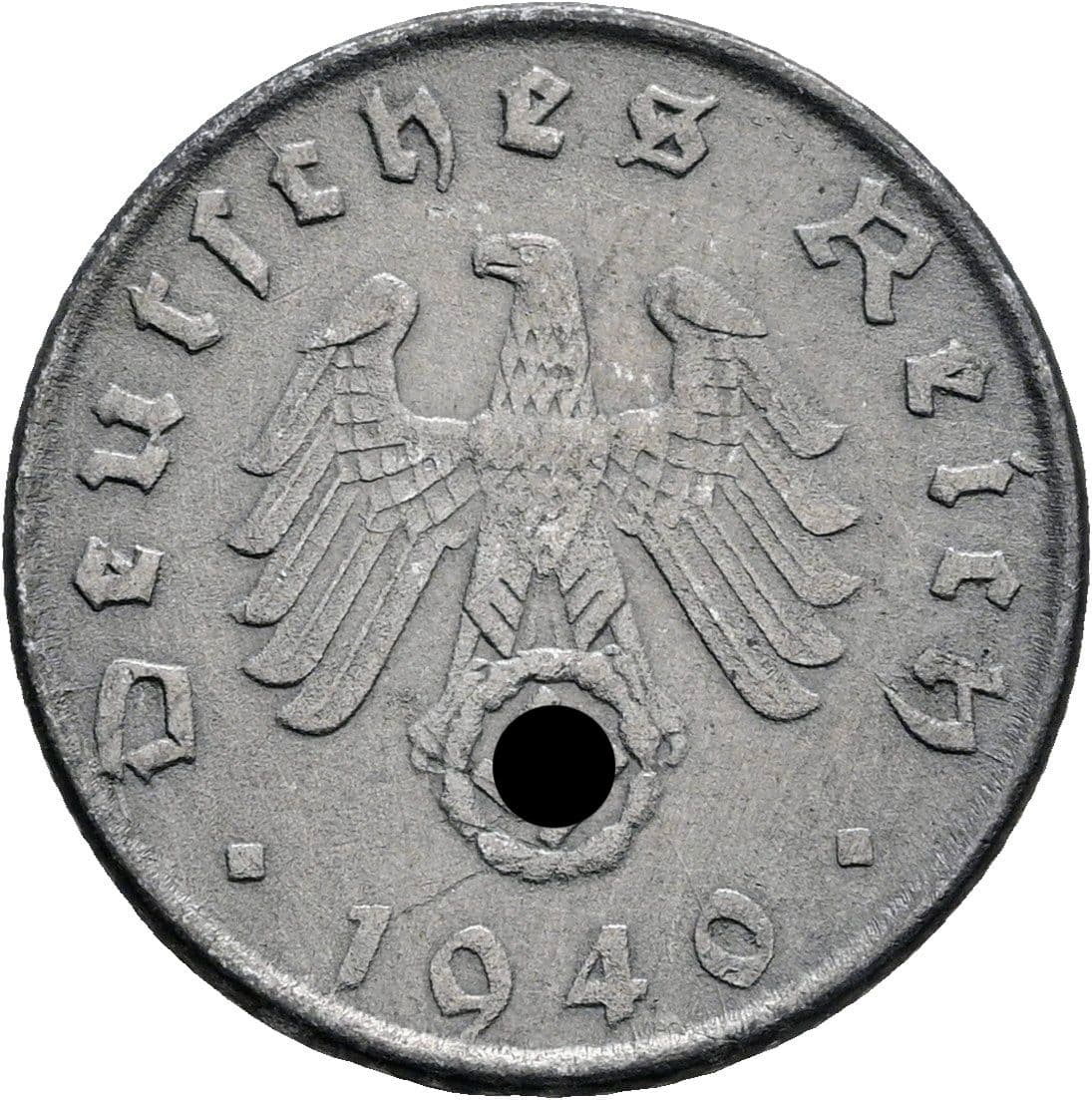 5 Reichspfennig 1940 D – Rückseite