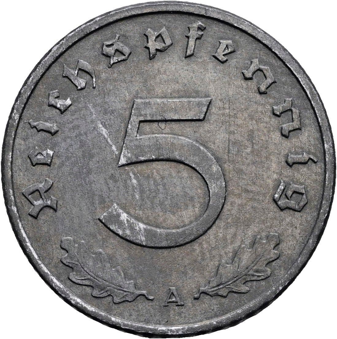 5 Reichspfennig 1942 A – Vorderseite