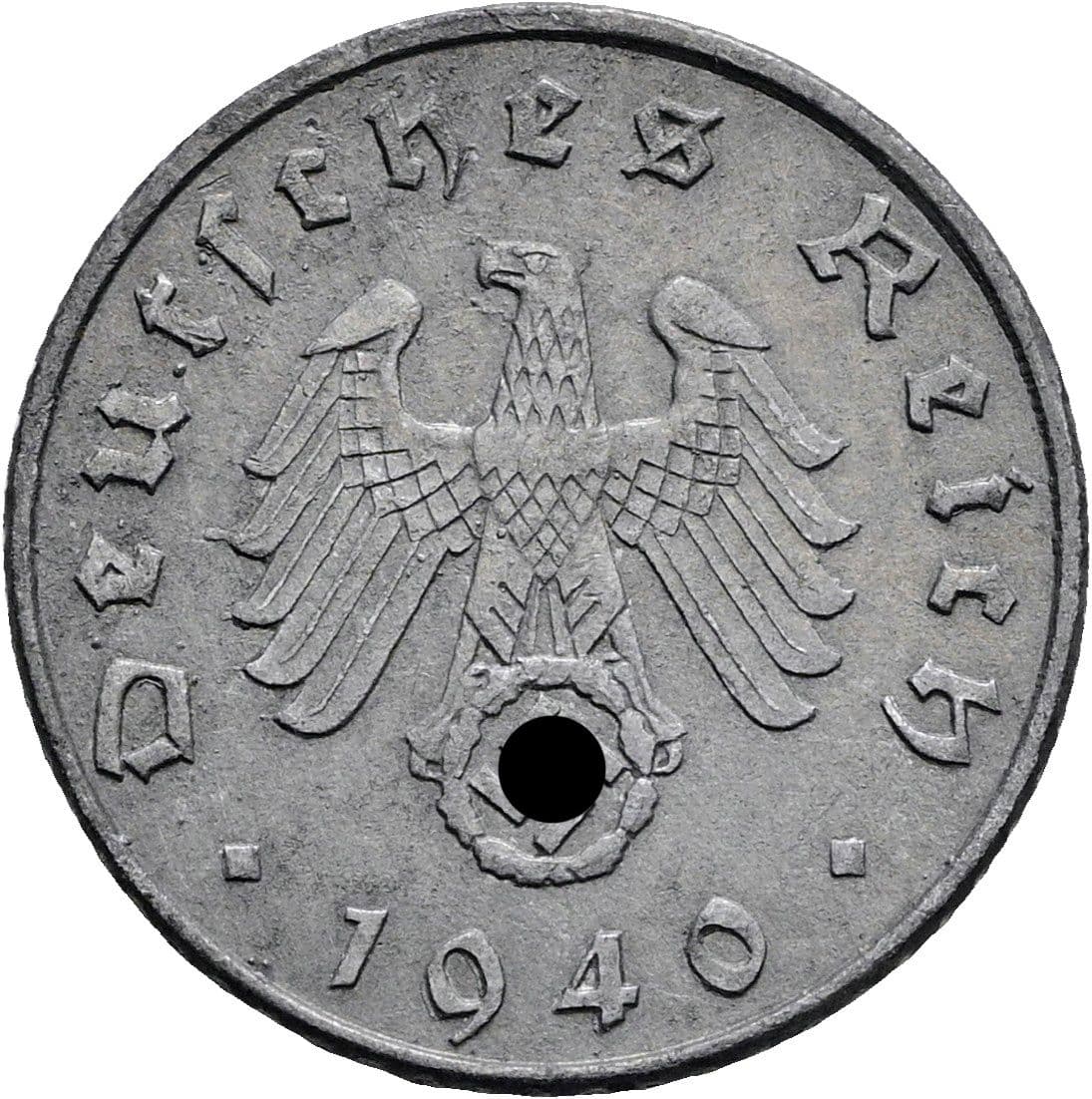 5 Reichspfennig 1940 A – Rückseite