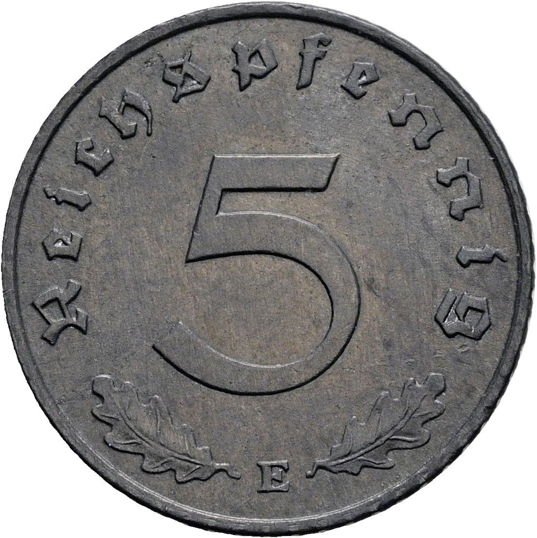 5 Reichspfennig 1943 E – Vorderseite