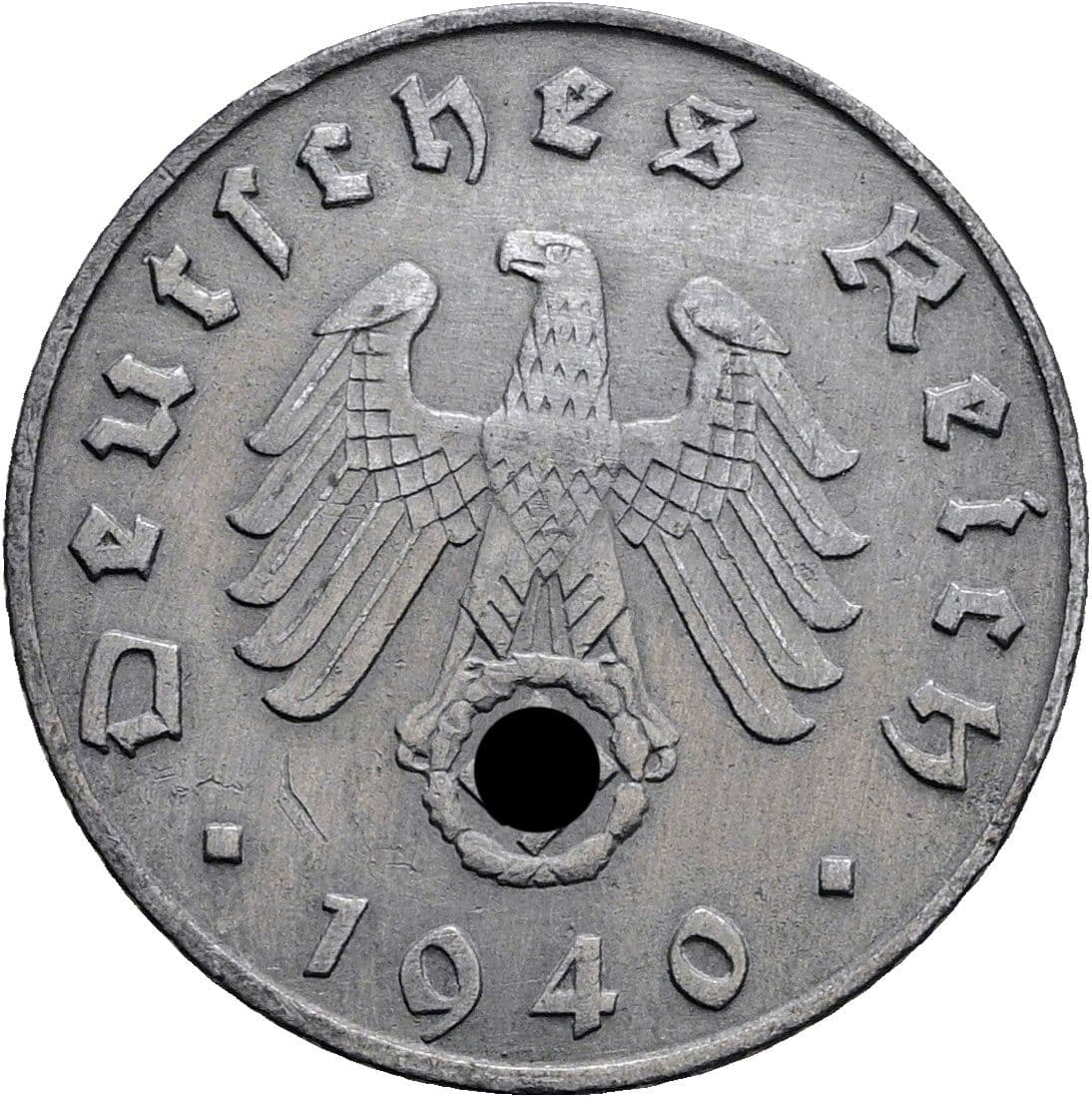 5 Reichspfennig 1940 B – Rückseite