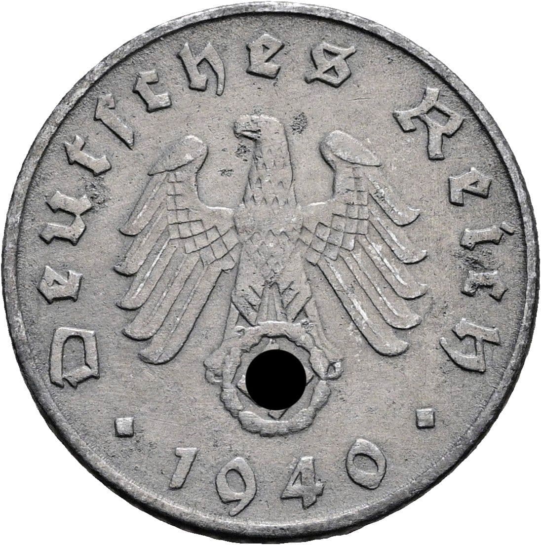 5 Reichspfennig 1940 D – Rückseite