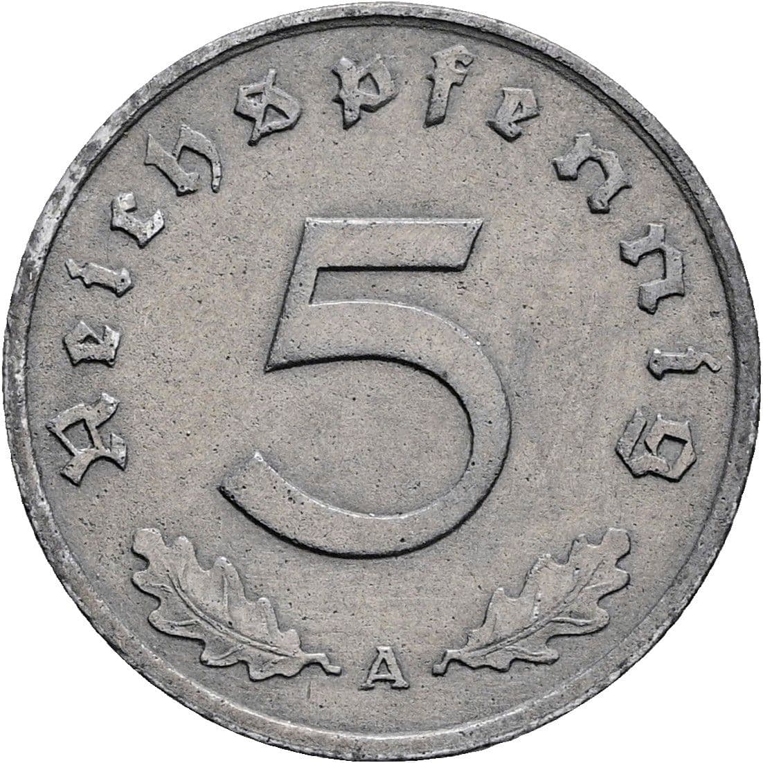 5 Reichspfennig 1940 A – Vorderseite