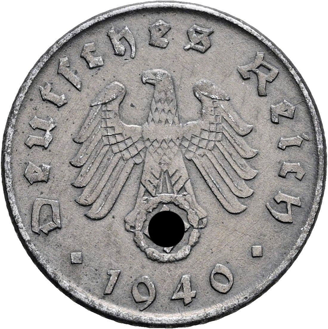 5 Reichspfennig 1940 G – Rückseite