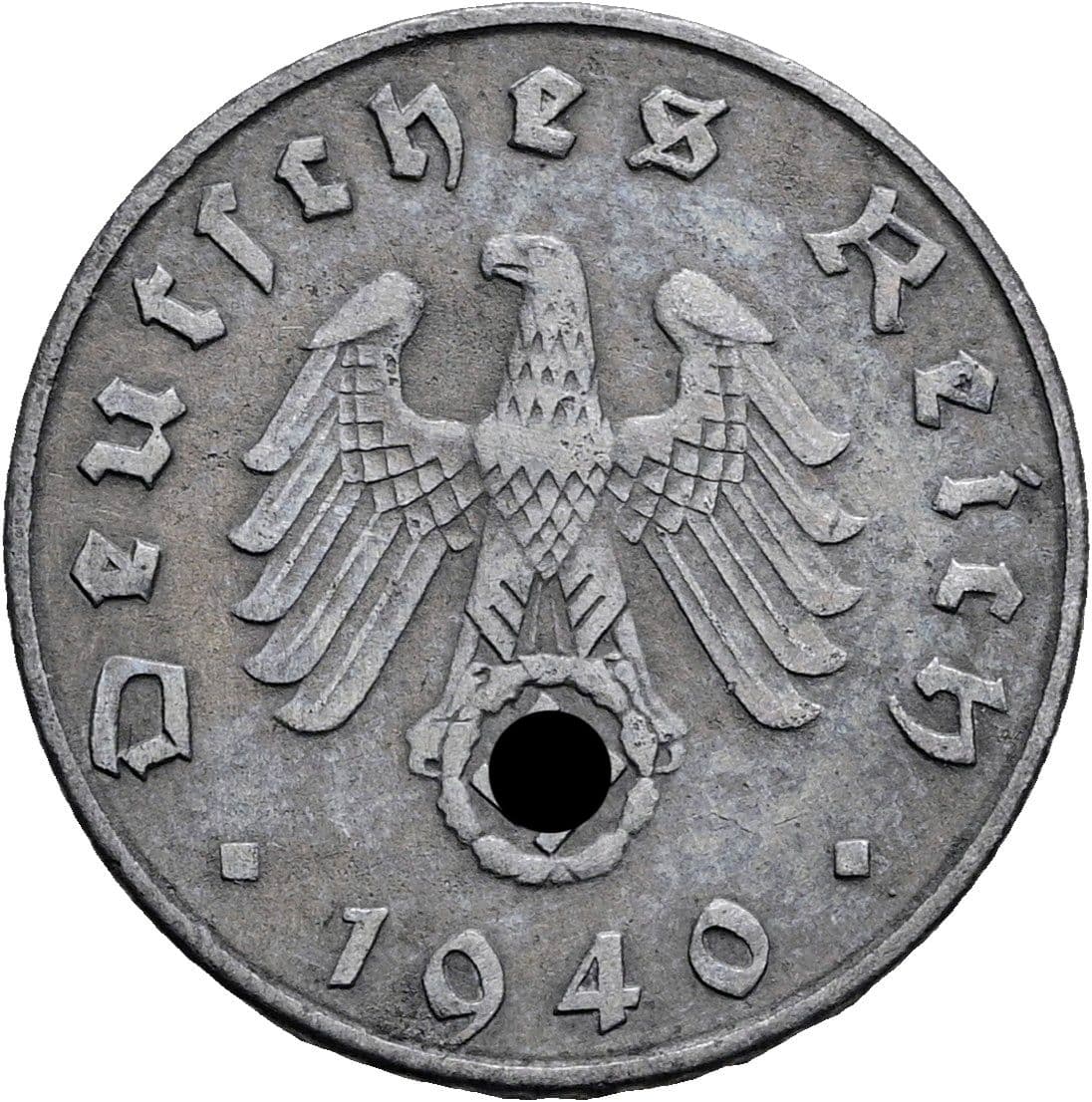5 Reichspfennig 1940 B – Rückseite