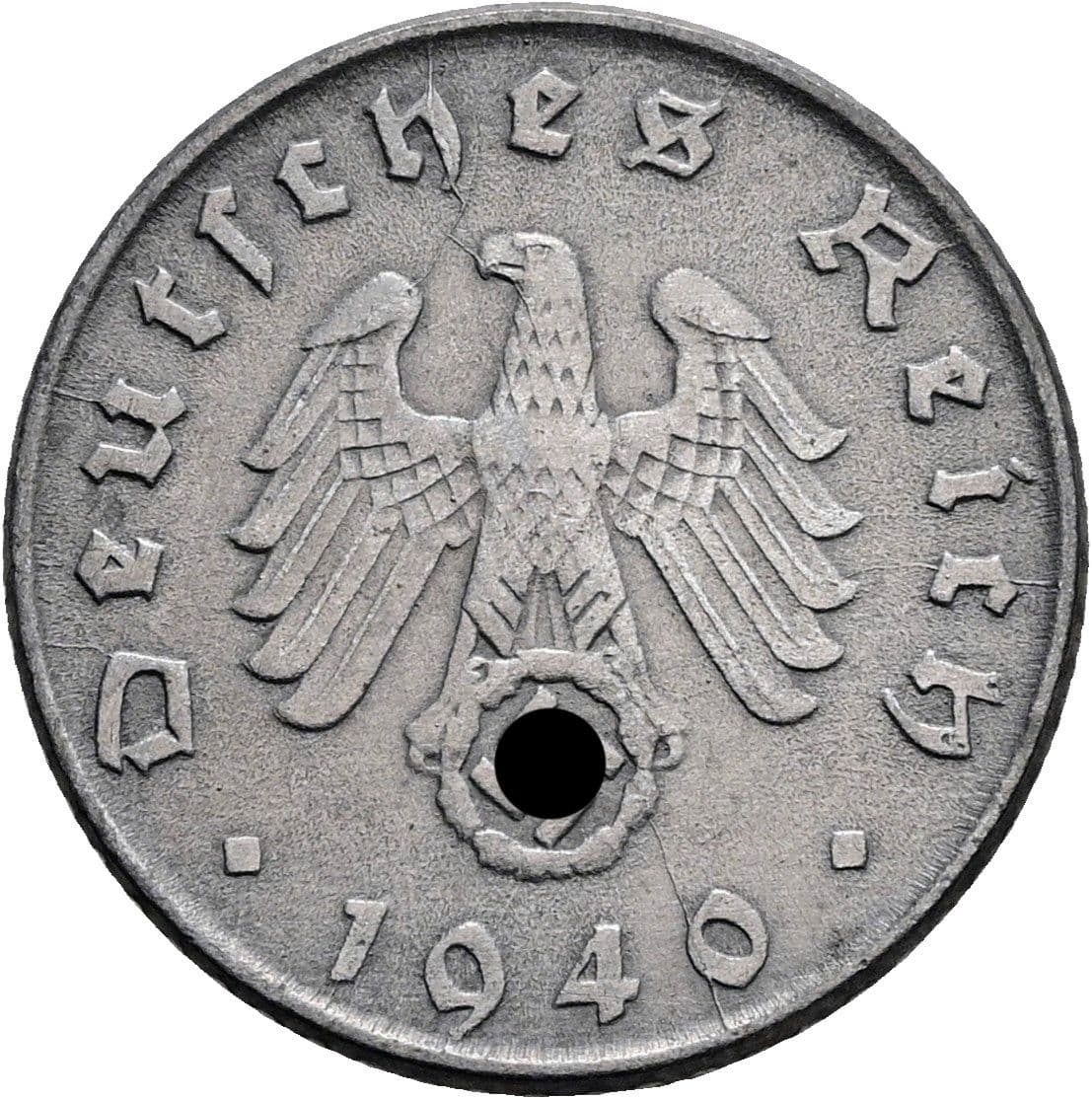 5 Reichspfennig 1940 D – Rückseite