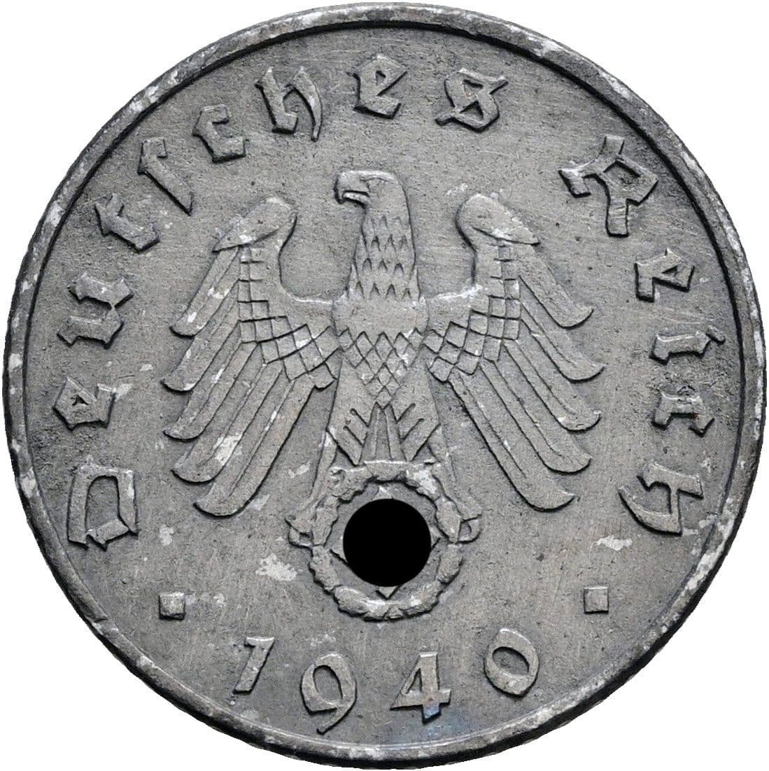 5 Reichspfennig 1940 A – Rückseite