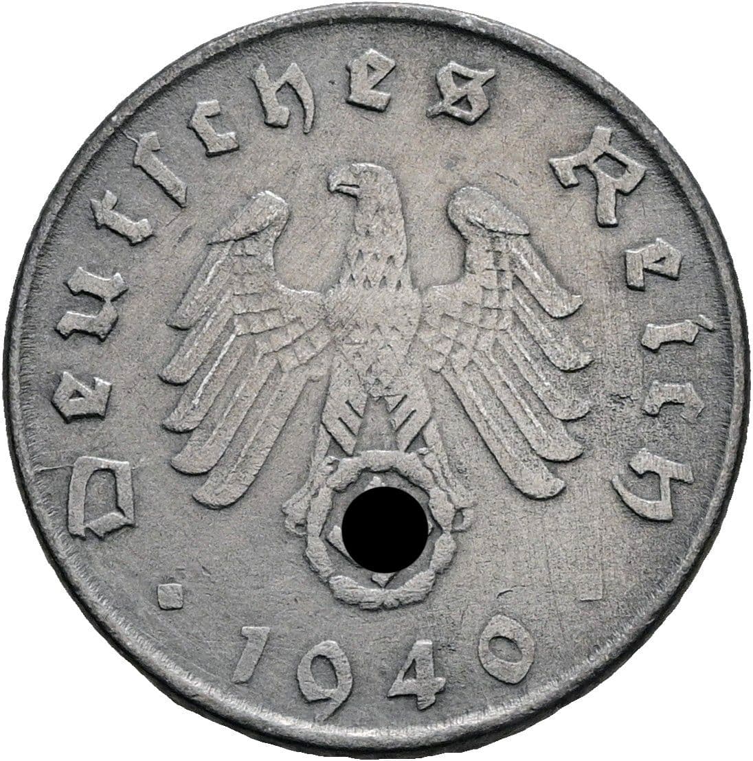 5 Reichspfennig 1940 D – Rückseite