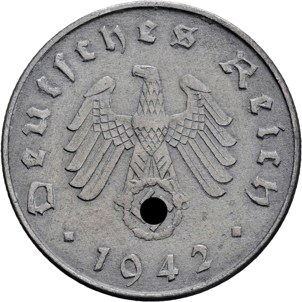 10 Reichspfennig 1942 A – Rückseite
