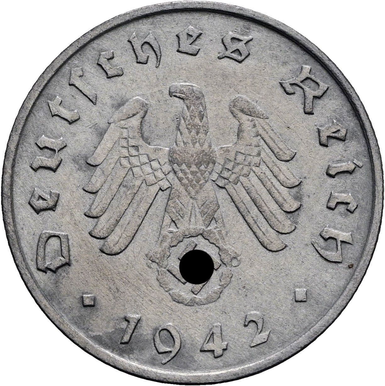 10 Reichspfennig 1942 A – Rückseite