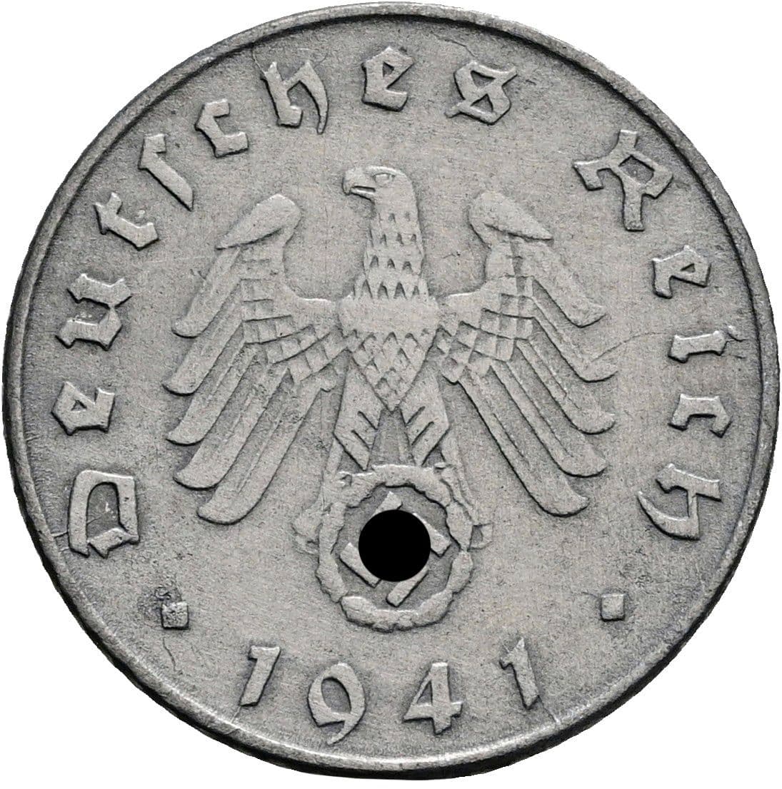 5 Reichspfennig 1941 D – Rückseite