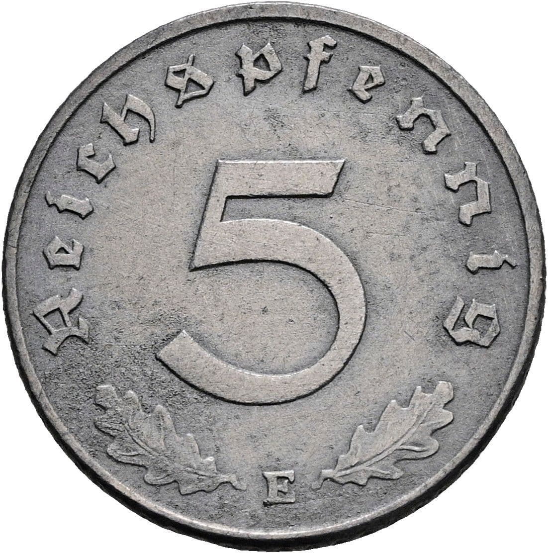 5 Reichspfennig 1940 E – Vorderseite
