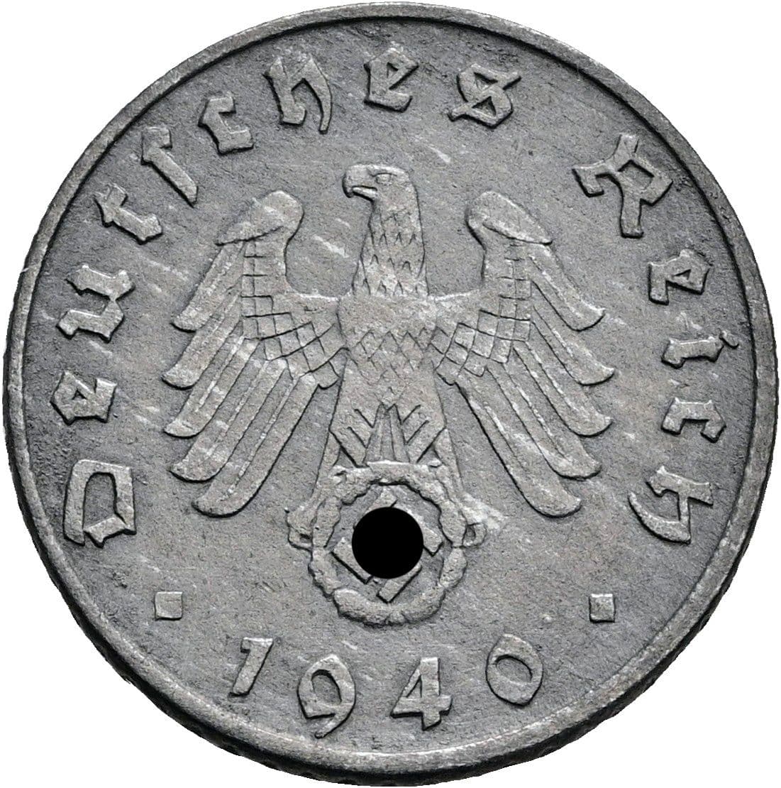 5 Reichspfennig 1940 E – Rückseite