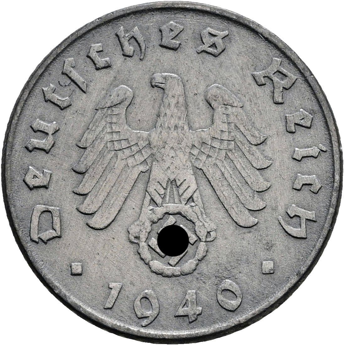 5 Reichspfennig 1940 D – Rückseite