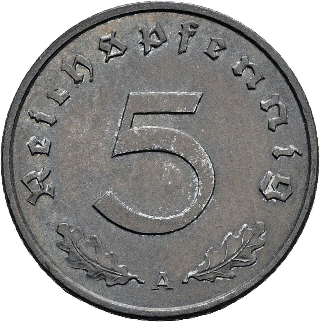 5 Reichspfennig 1942 A – Vorderseite