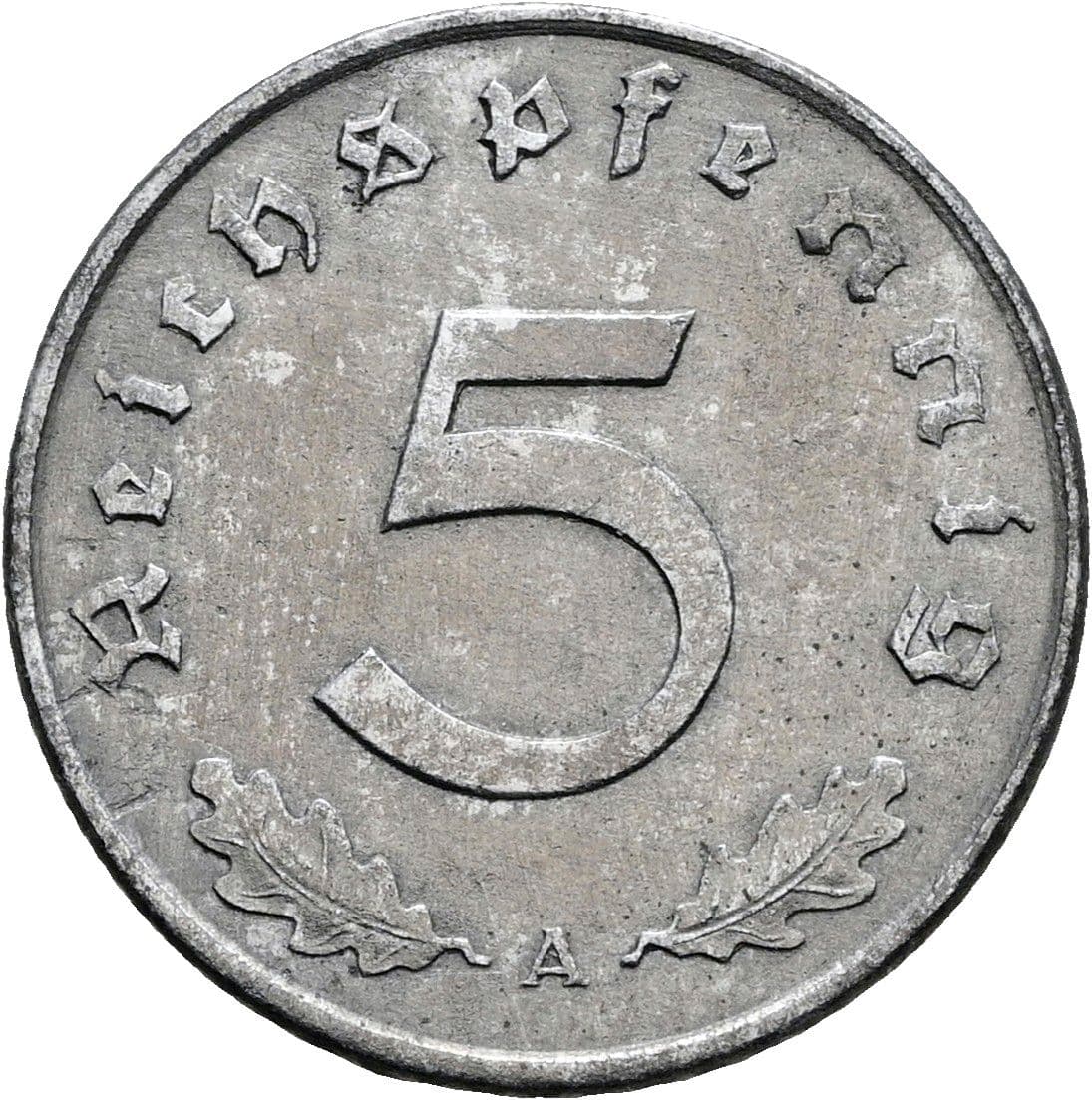 5 Reichspfennig 1940 A – Vorderseite
