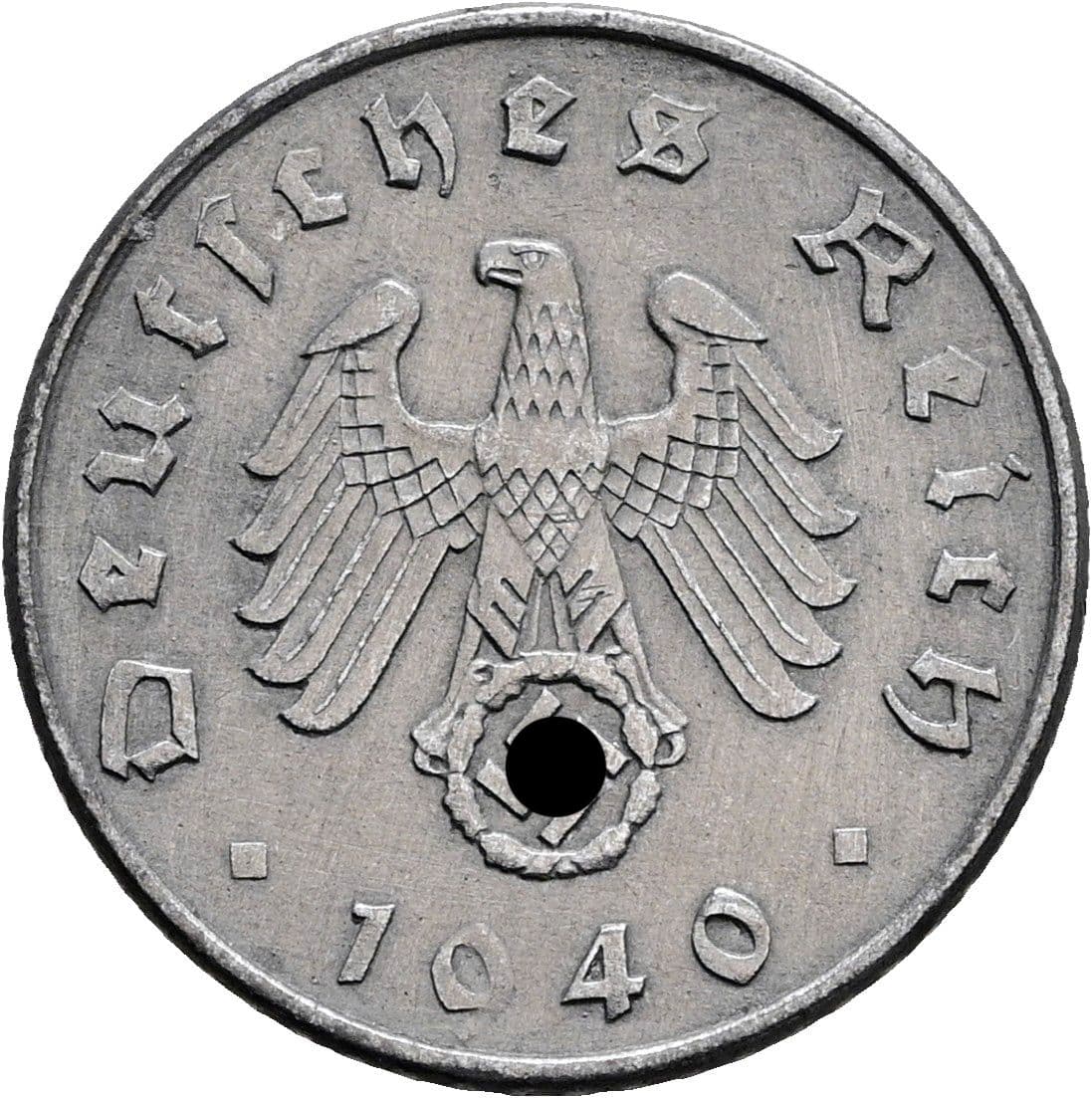 5 Reichspfennig 1940 A – Rückseite