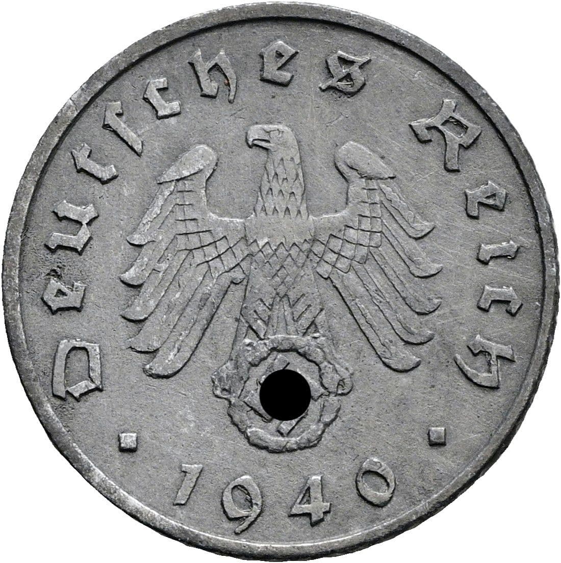 5 Reichspfennig 1940 A – Rückseite