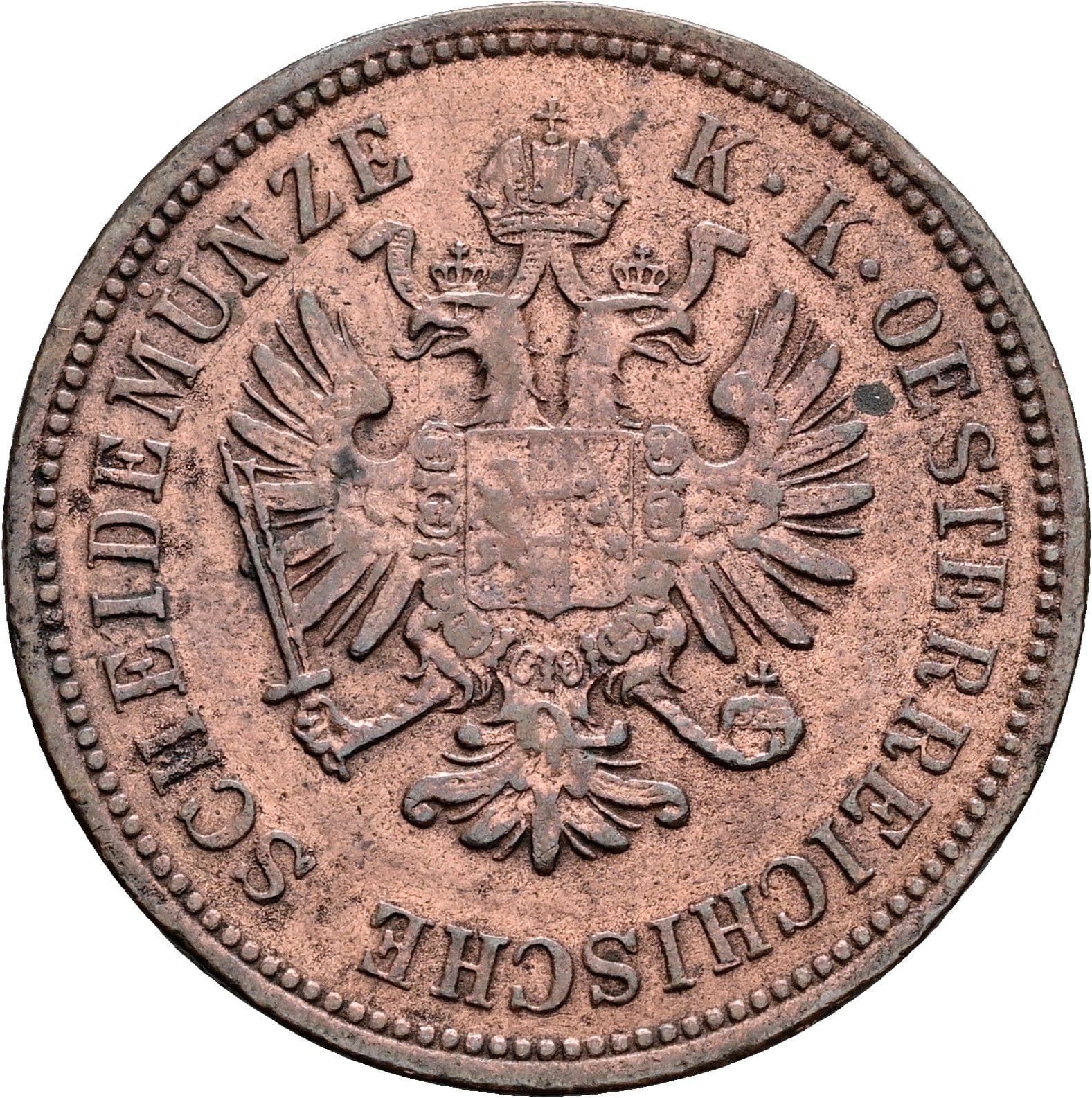 4 Kreuzer Franz Joseph I. 1848-1916 1861 A – Rückseite