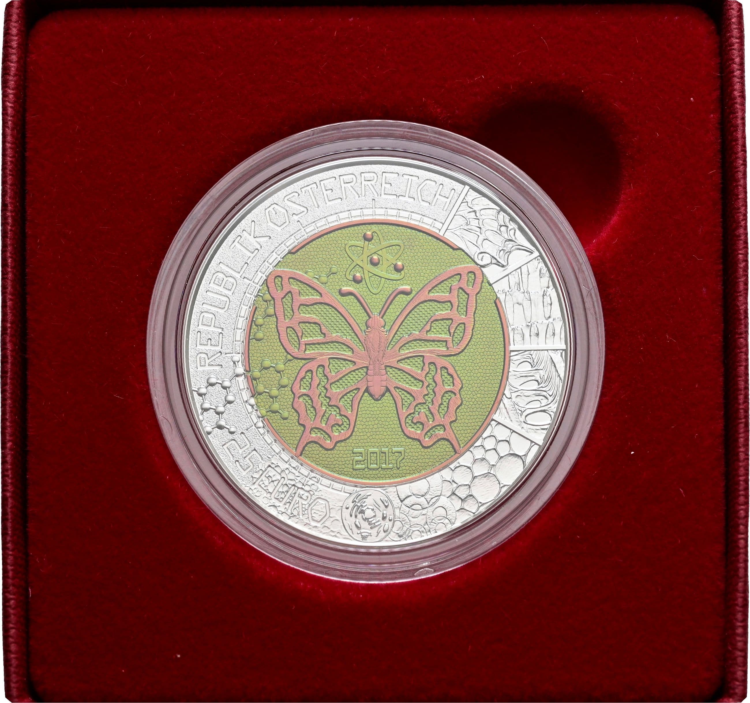 25 Euro Niob 2017 – Vorderseite
