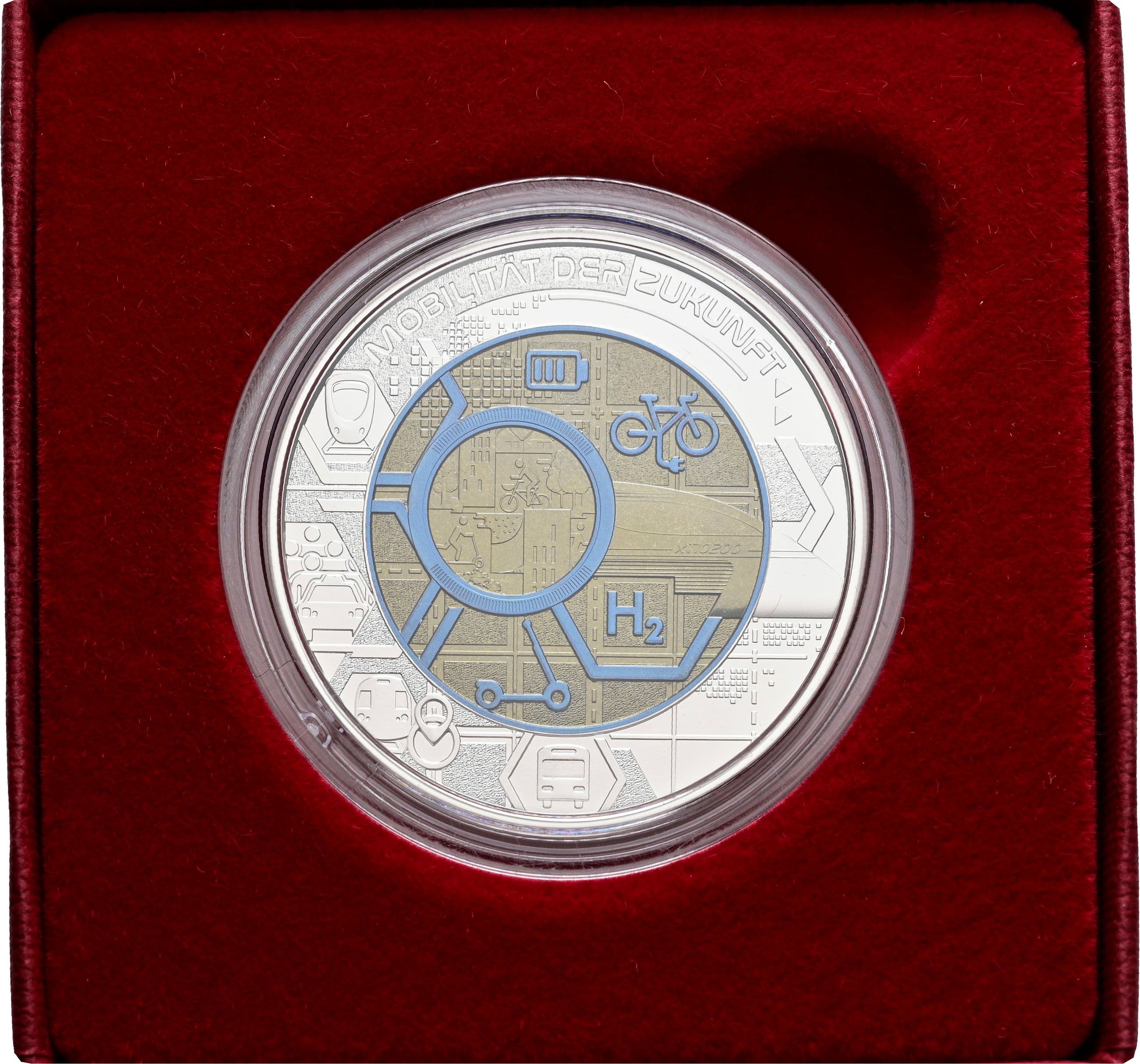 25 Euro Niob 2021 – Vorderseite