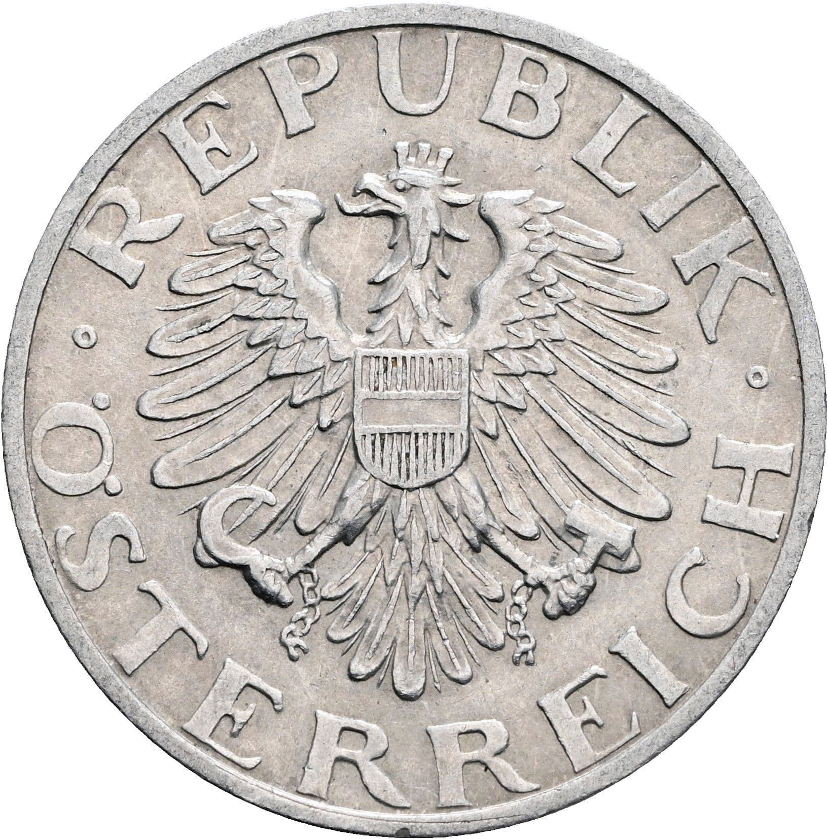 2 Schilling 1947 – Rückseite