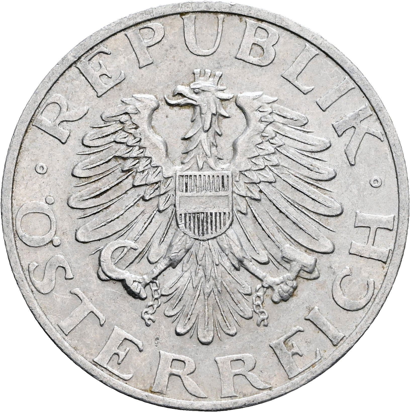 2 Schilling 1947 – Rückseite