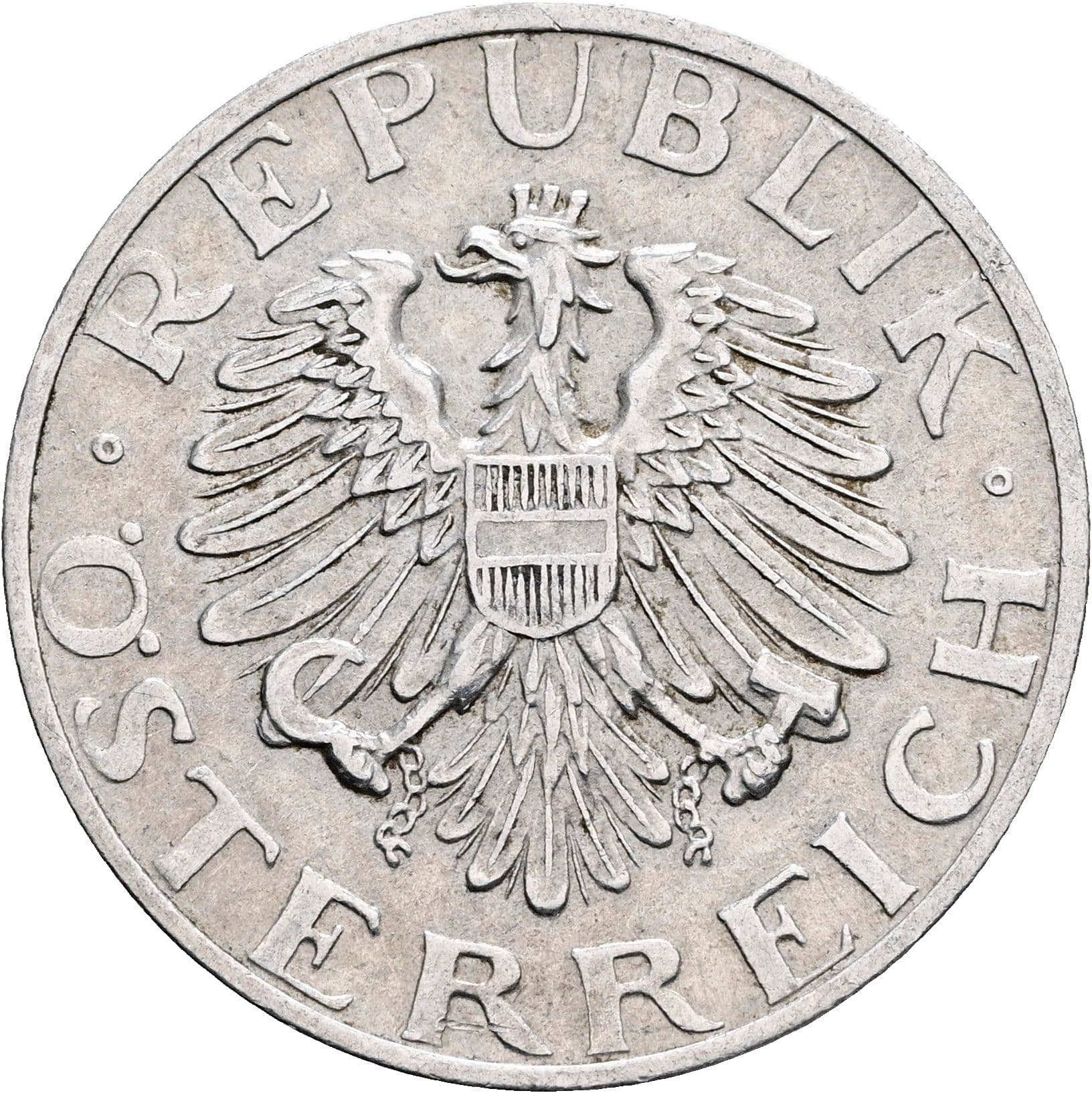 2 Schilling 1947 – Rückseite