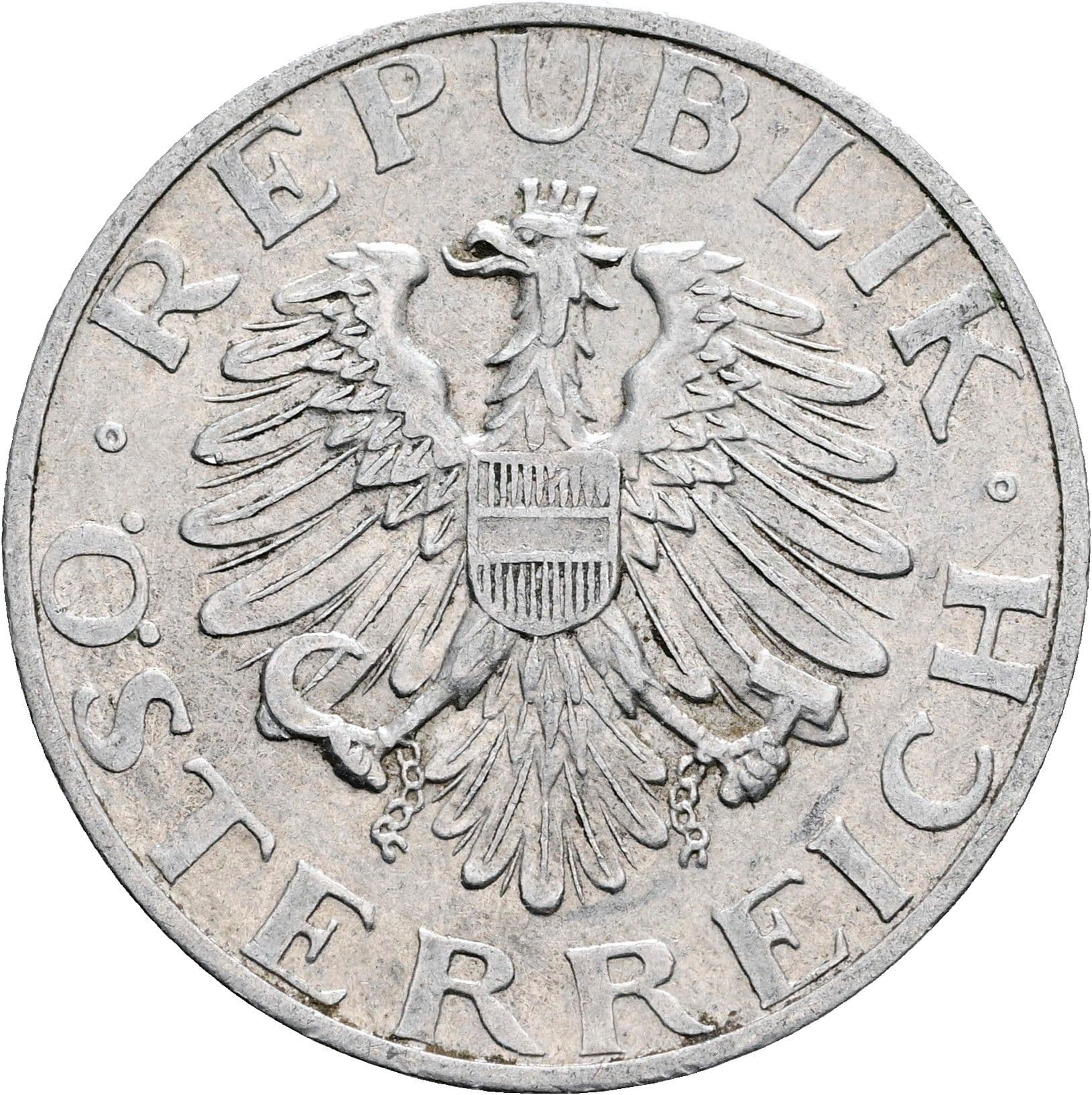 2 Schilling 1947 – Rückseite