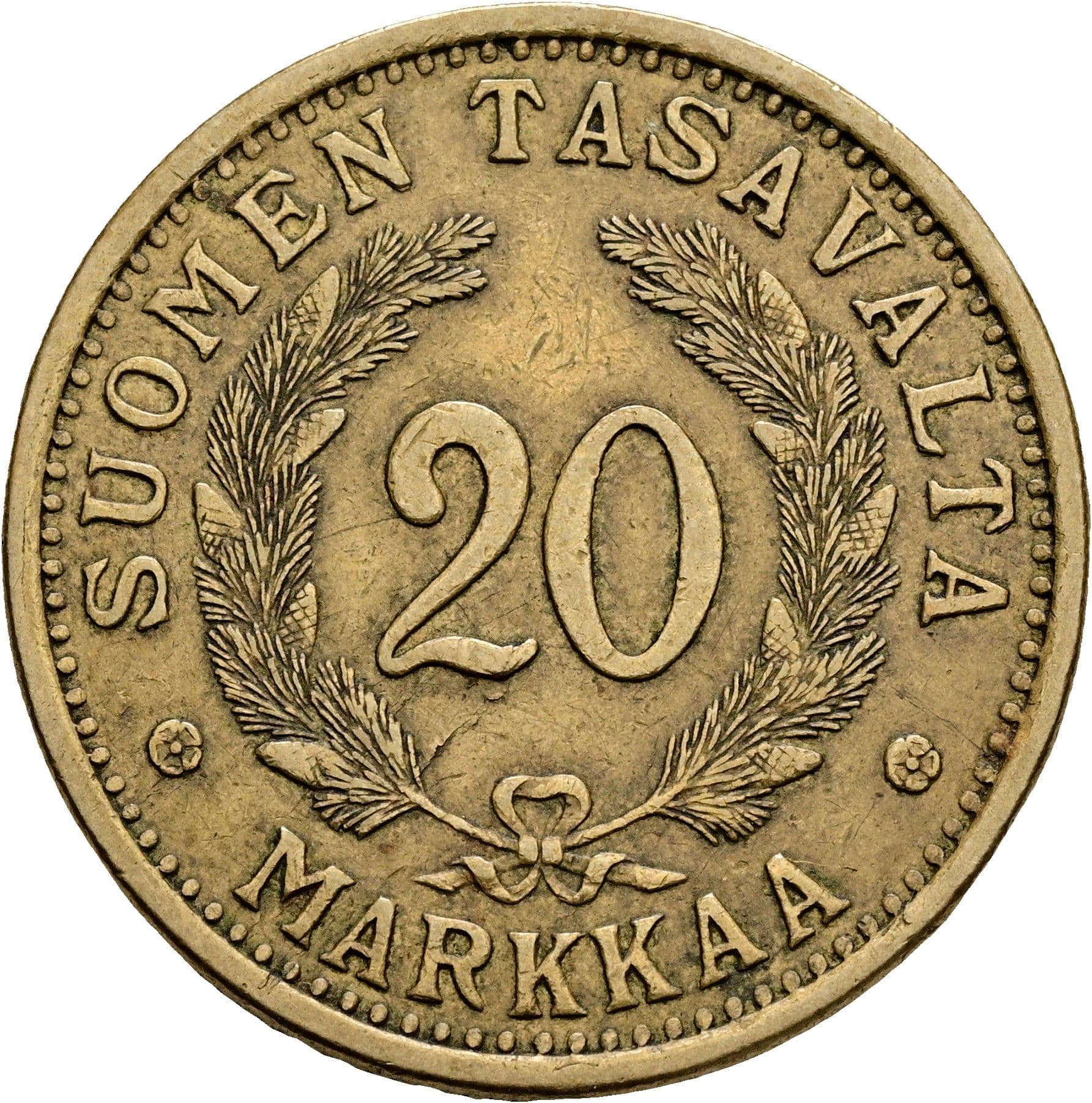 20 Markkaa 1935 S – Vorderseite