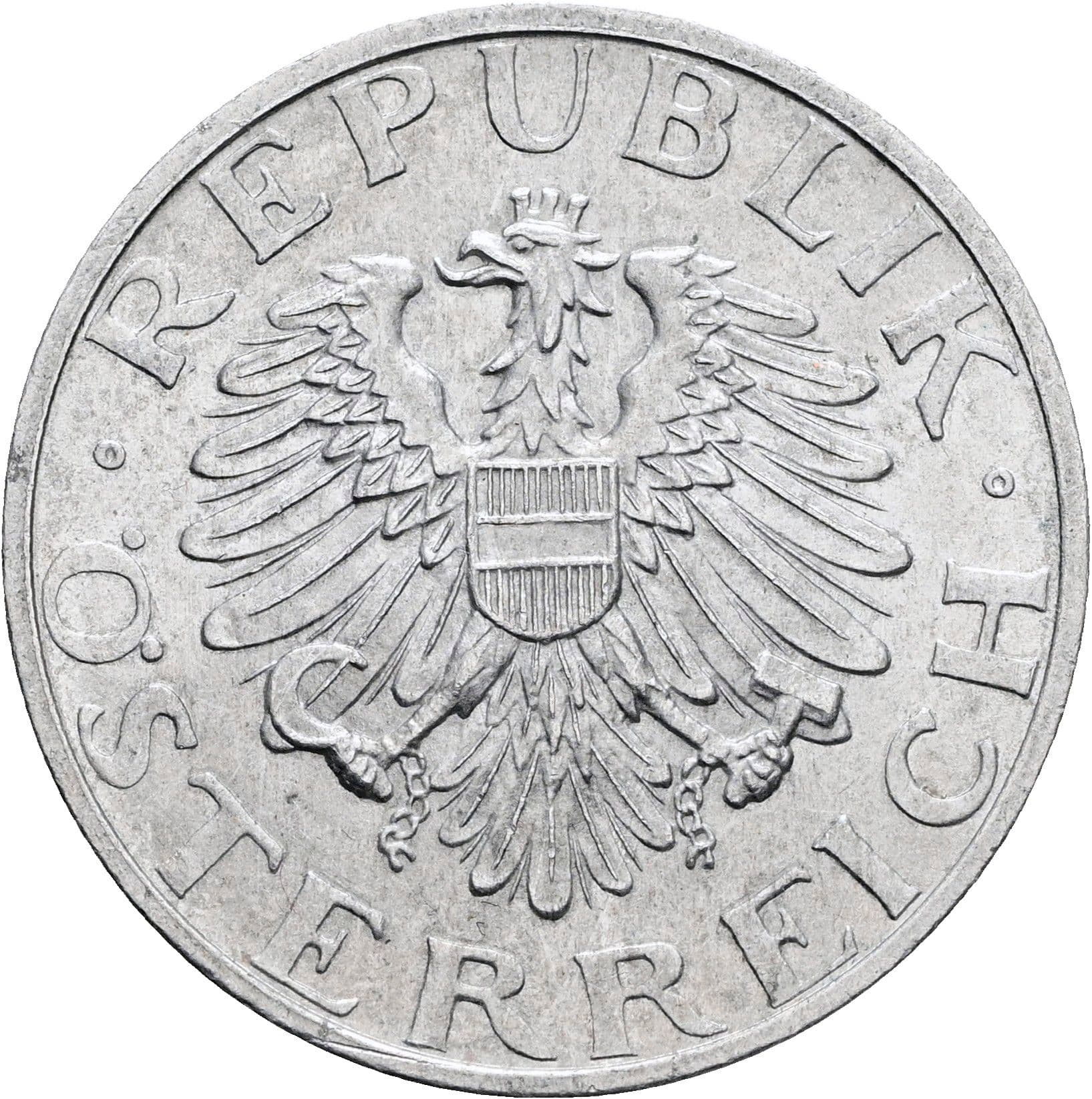 2 Schilling 1947 – Rückseite