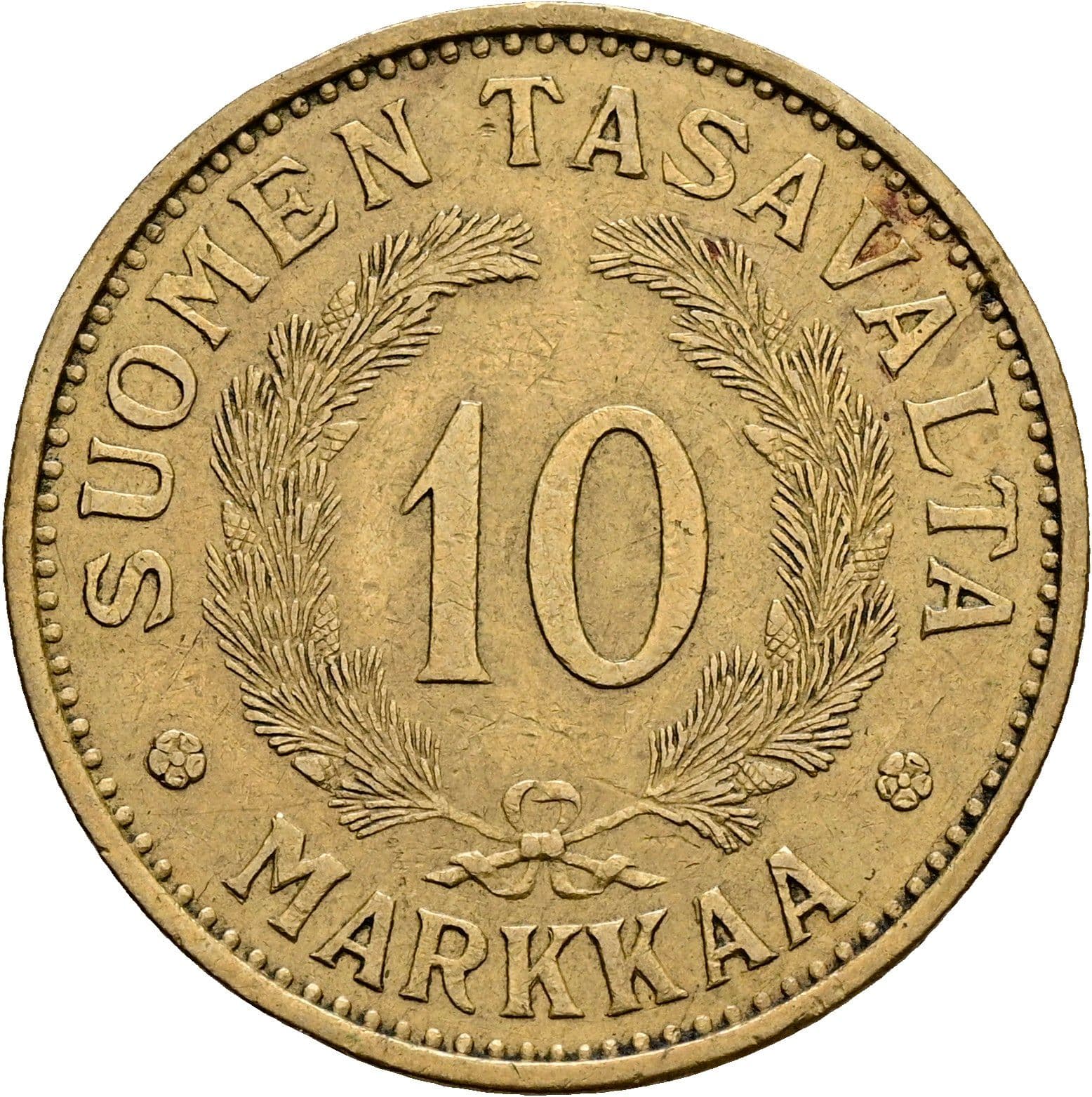 10 Markkaa 1935 S – Vorderseite