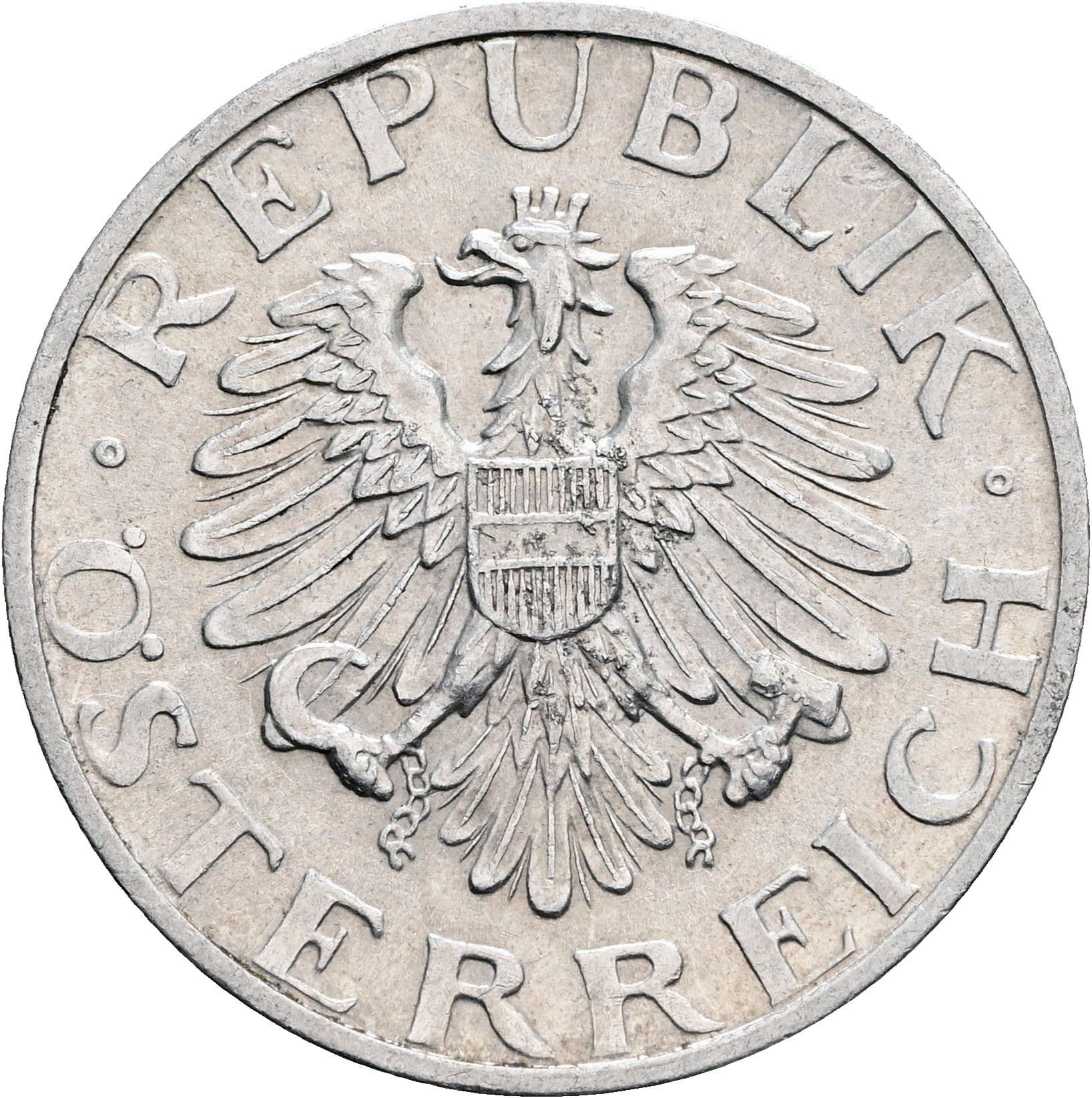 2 Schilling 1947 – Rückseite