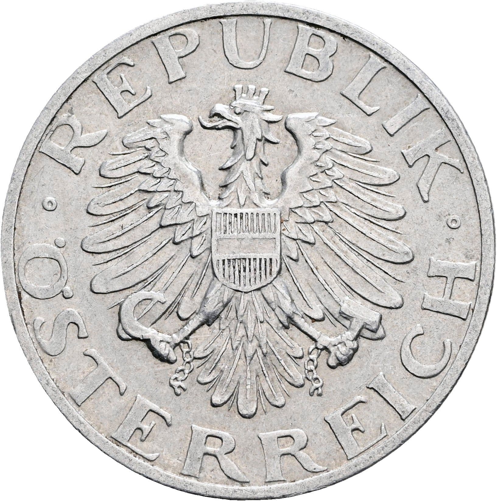 2 Schilling 1947 – Rückseite