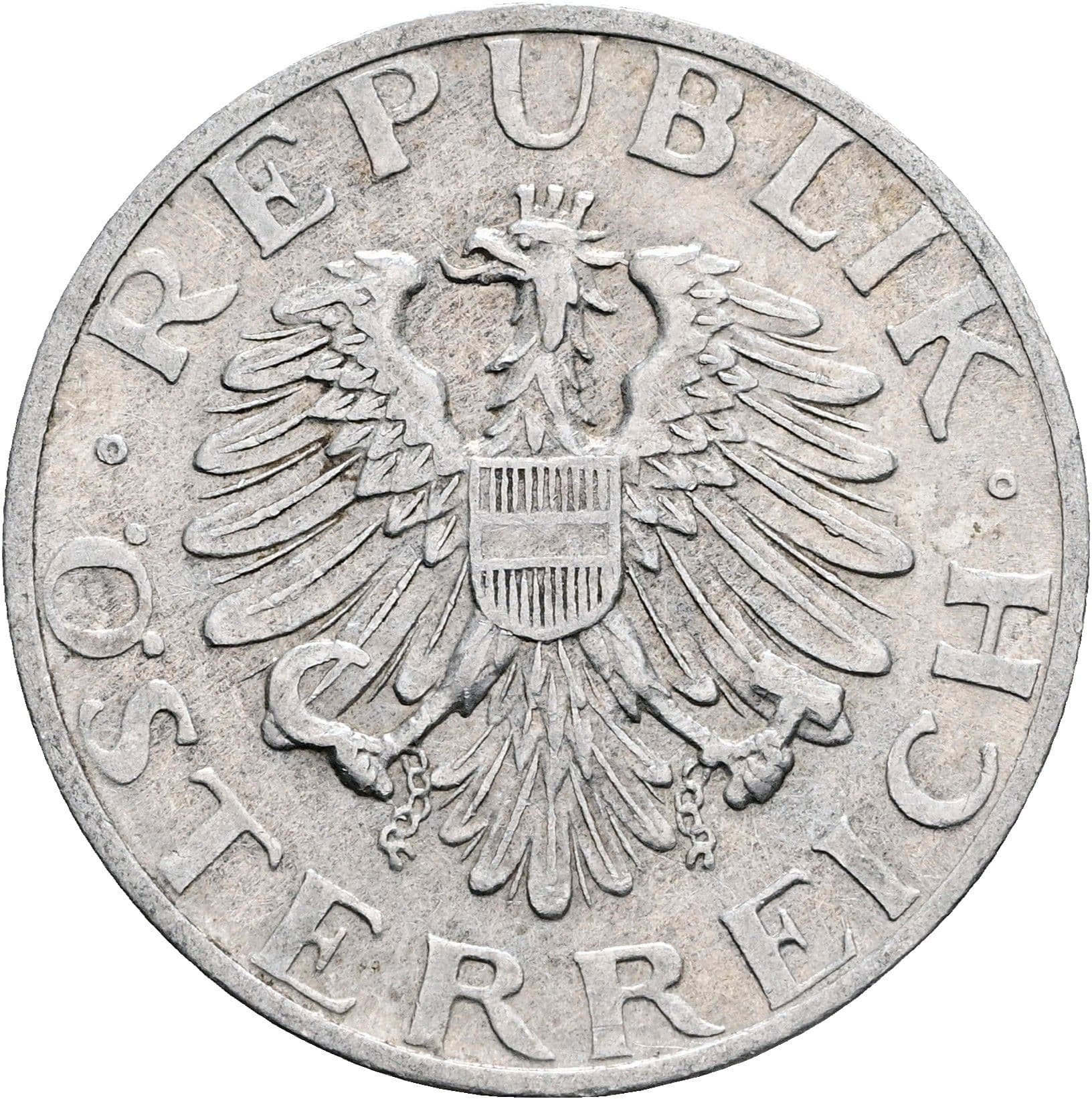 2 Schilling 1947 – Rückseite