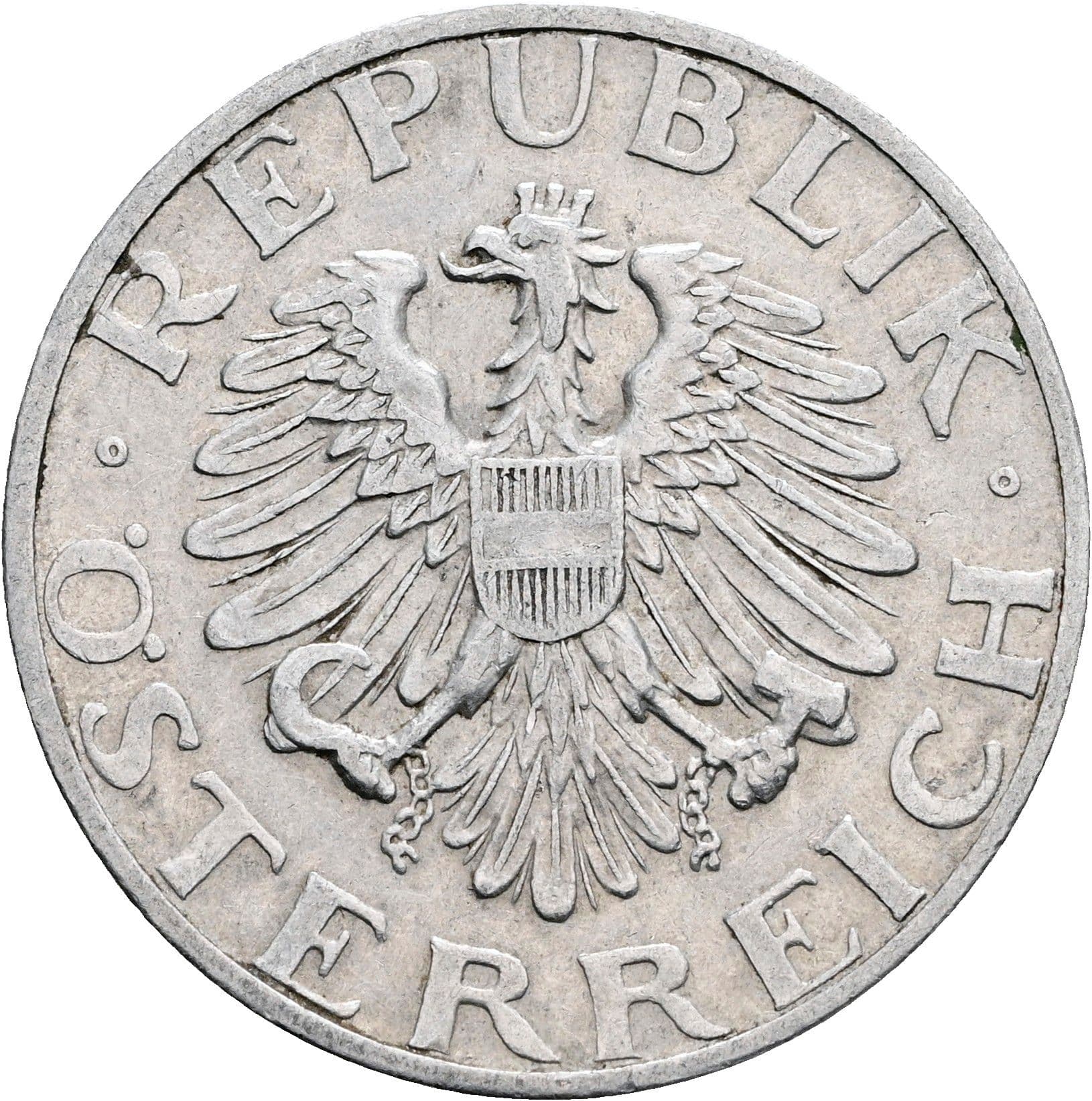 2 Schilling 1947 – Rückseite
