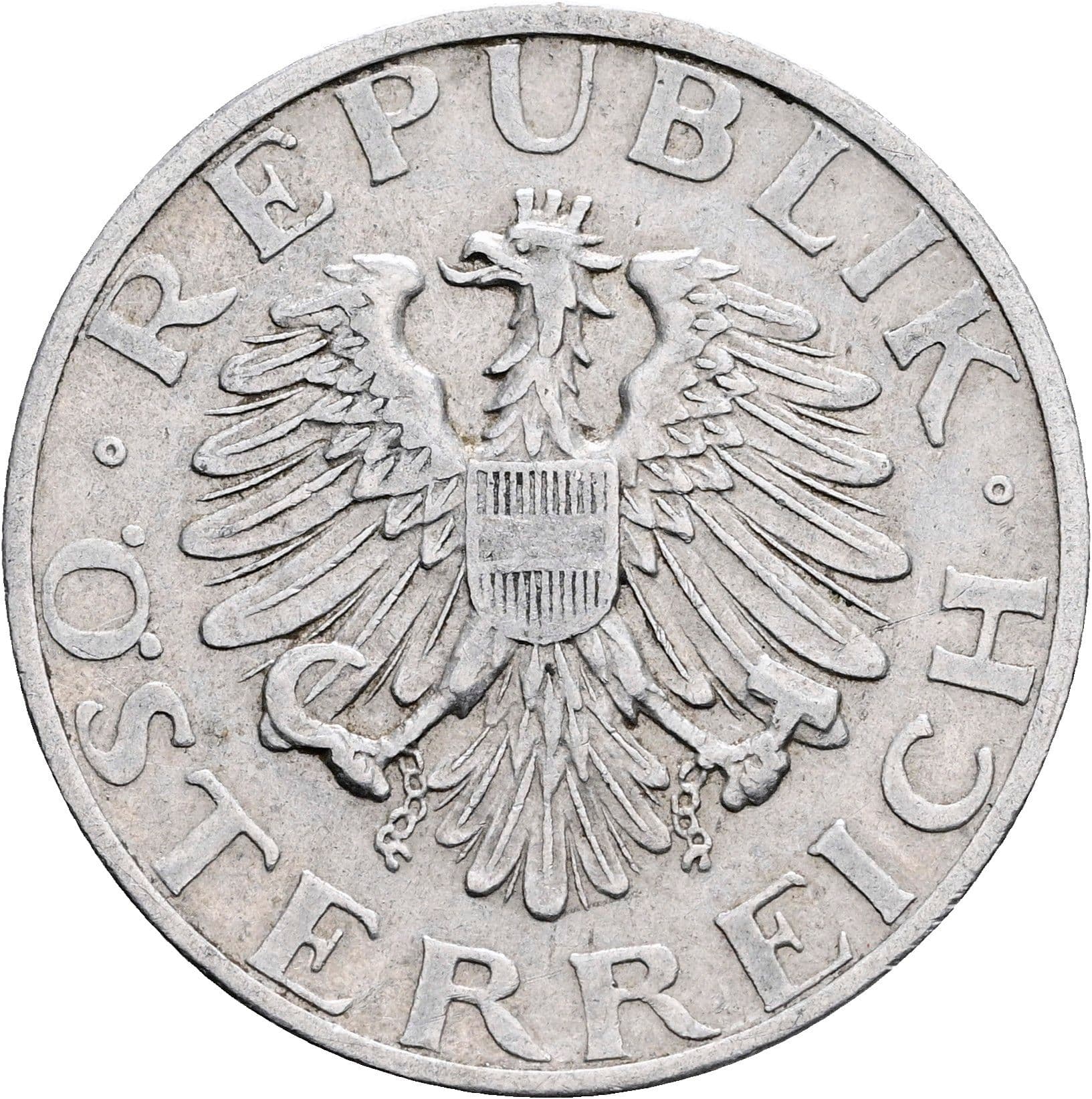 2 Schilling 1947 – Rückseite