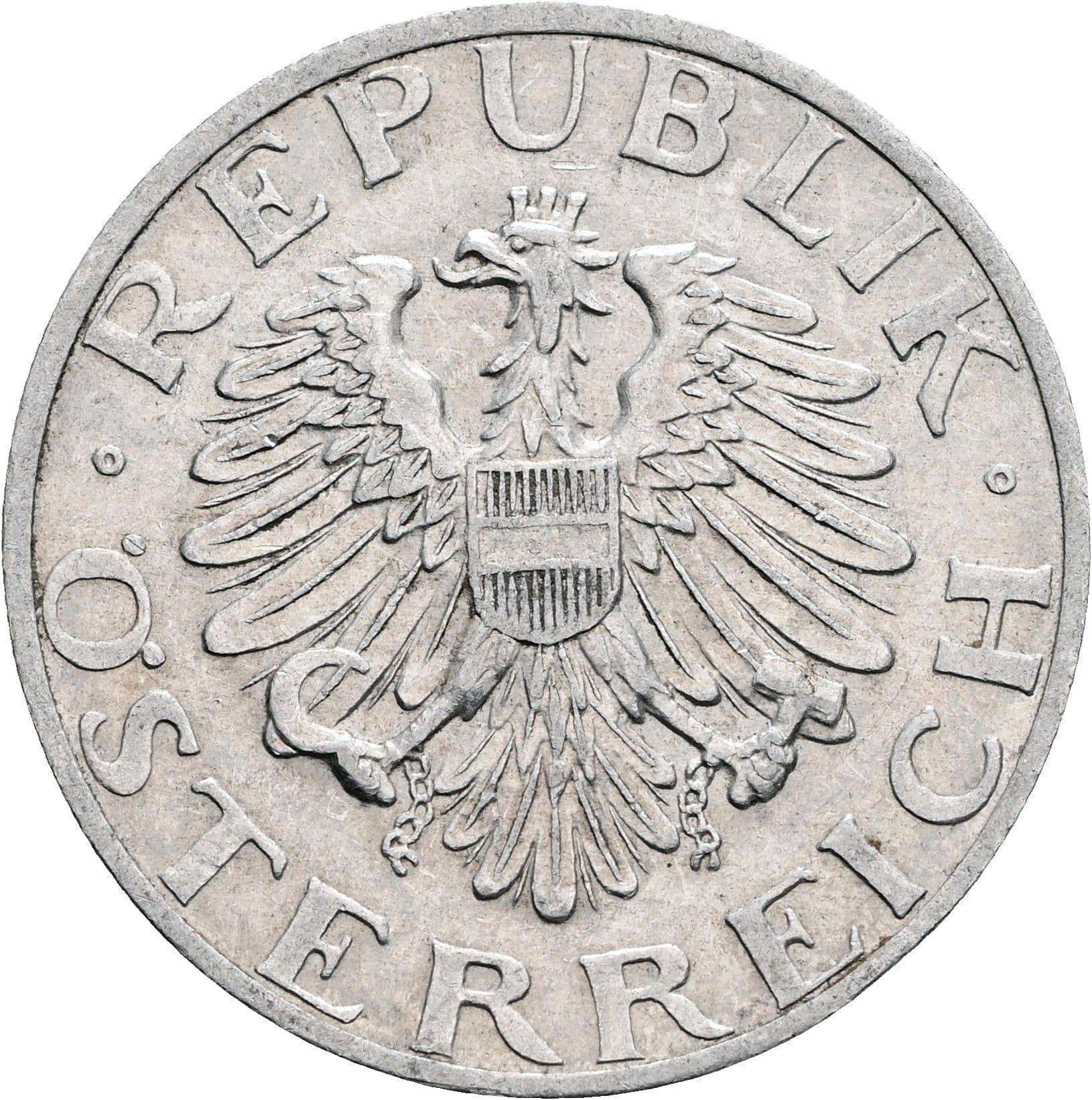 2 Schilling 1947 – Rückseite