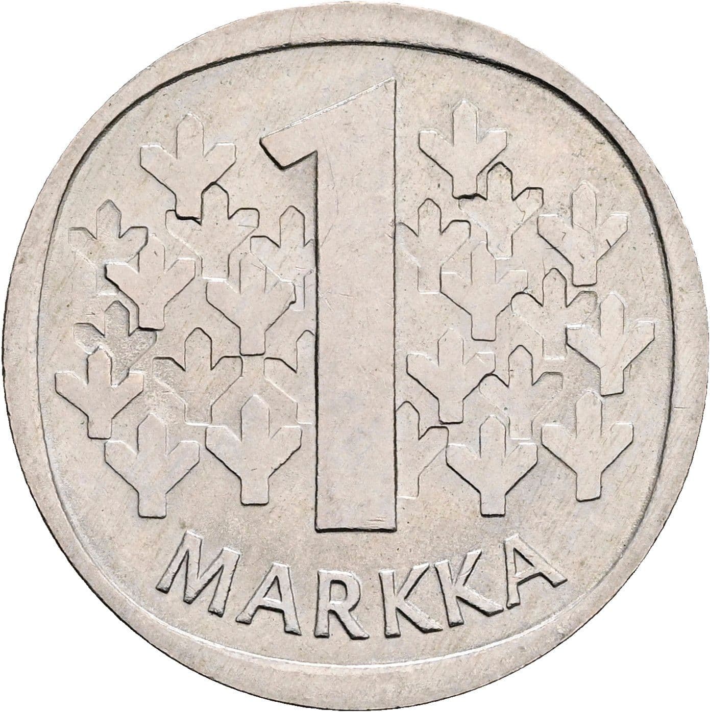 1 Markka 1975 – Vorderseite
