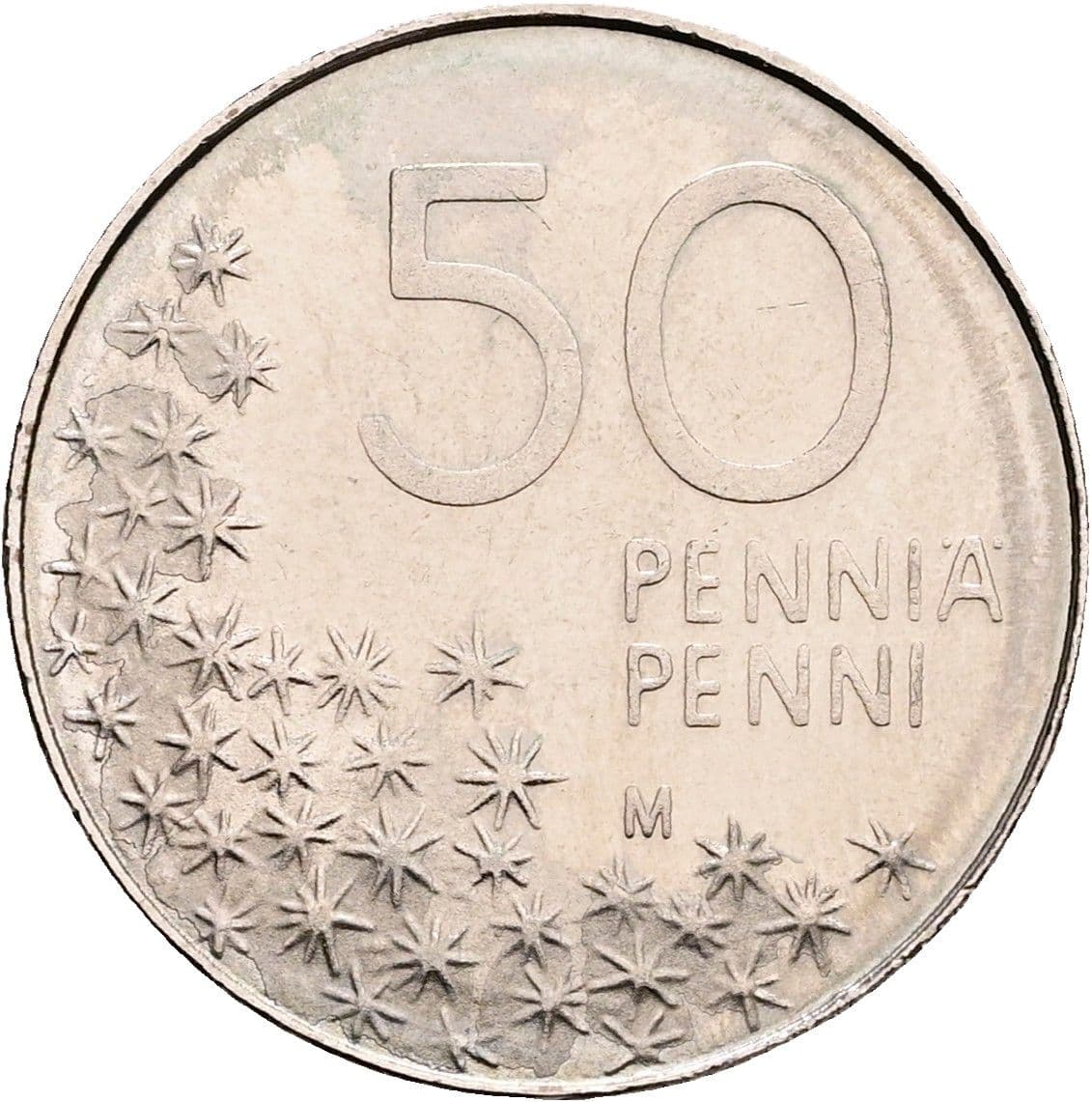50 Penniä 2001 – Vorderseite